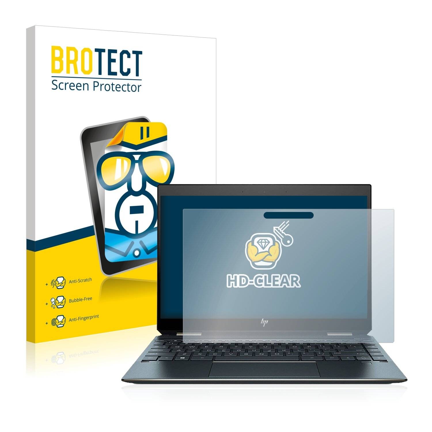 BROTECT HD-Clear Displayschutzfolie für HP Spectre x360