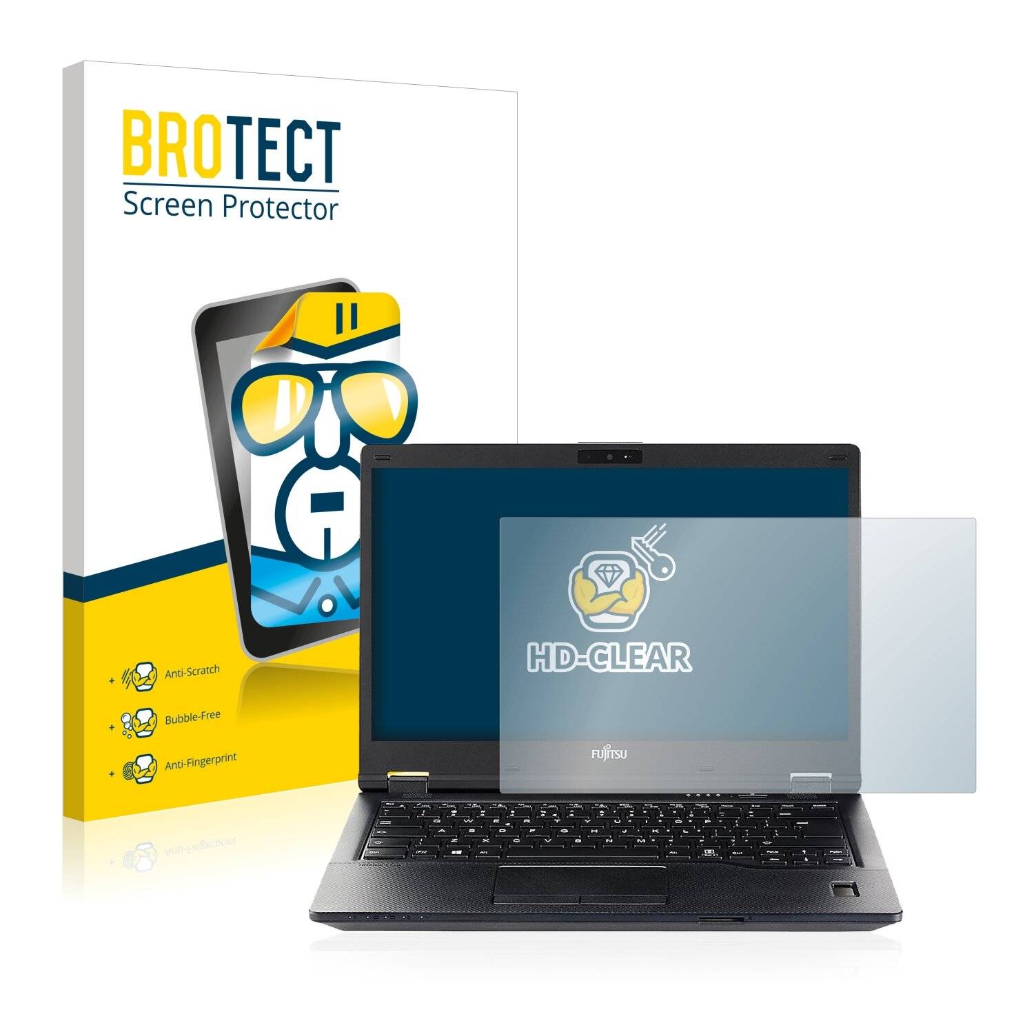 BROTECT HD-Clear Displayschutzfolie für Fujitsu Lifebook