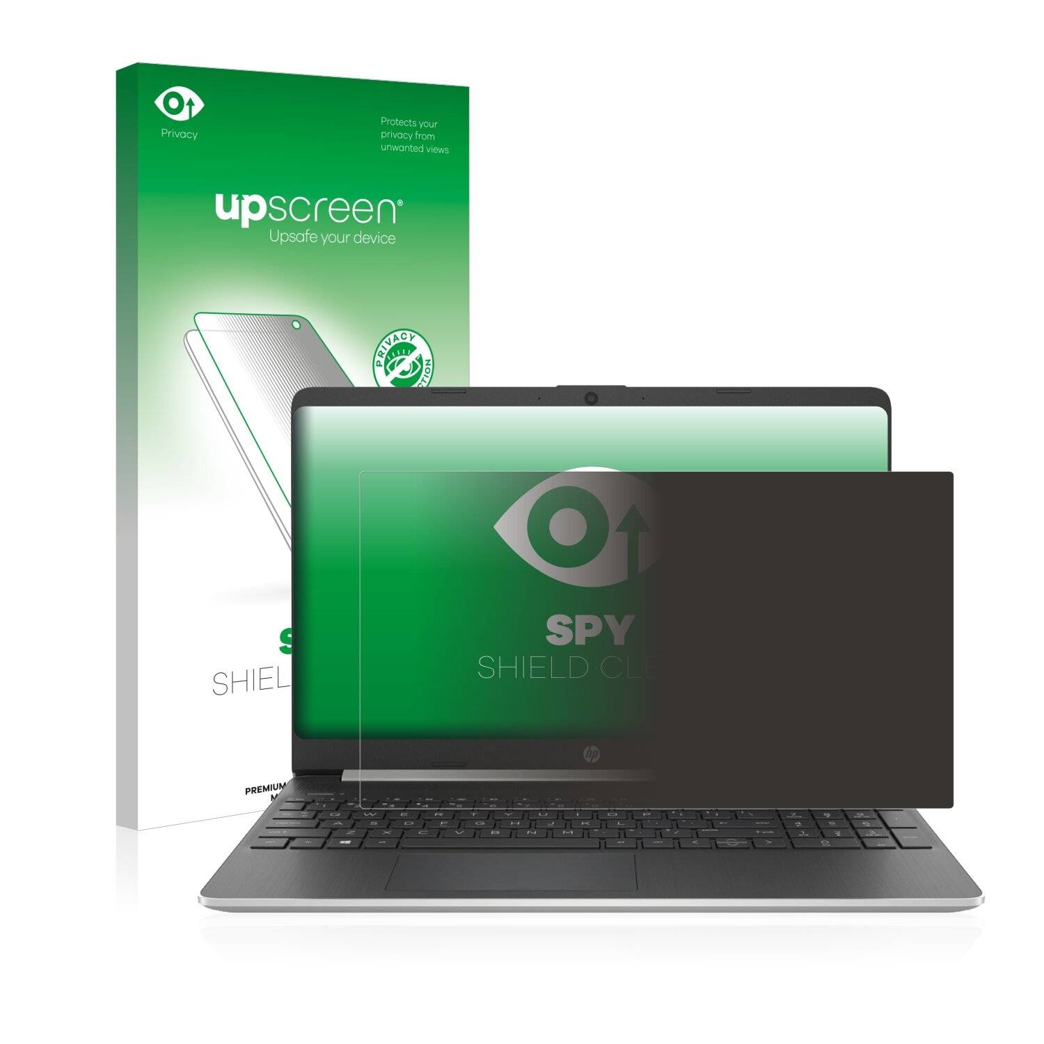 upscreen Spy Shield Clear Premium Blickschutzfolie für HP