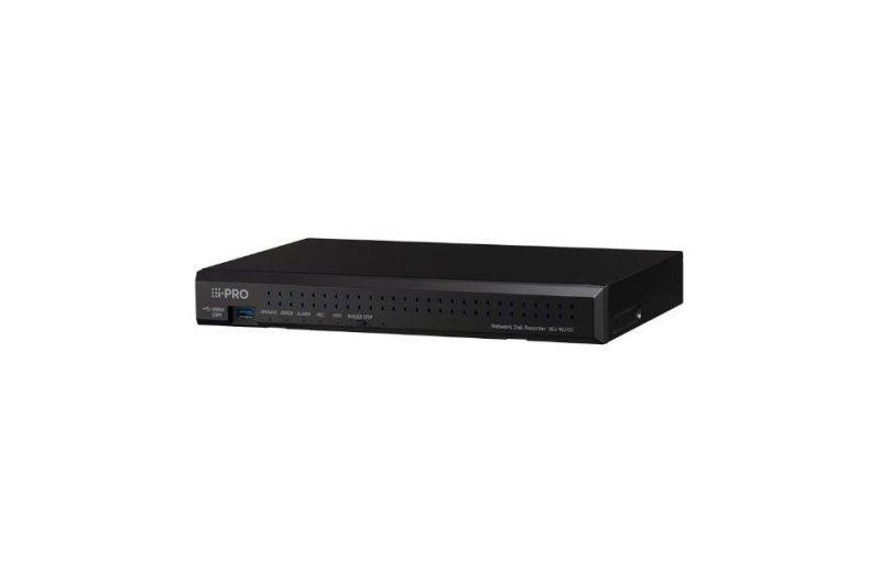 WJ-NU201KG i-Pro, Netzwerk Recording System 8 Kanal, 20TB, 64Mbps build in PoE+ switch,