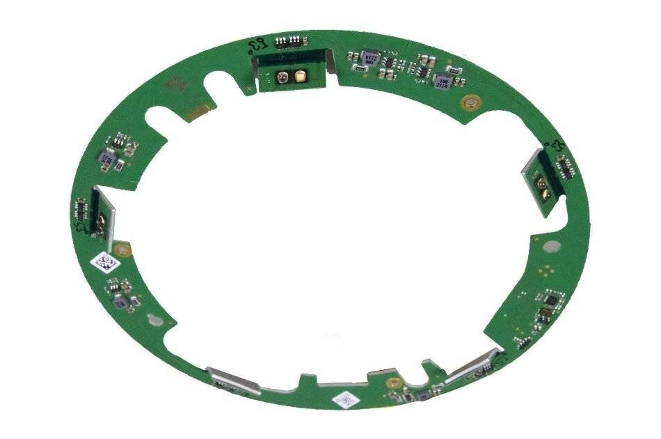 Dallmeier DOMERA® Dual Matrix LED Ring, Beleuchtung für DOMERA® Einbaugehäuse, fünf IR-LEDs und fünf Weißlicht-LEDs