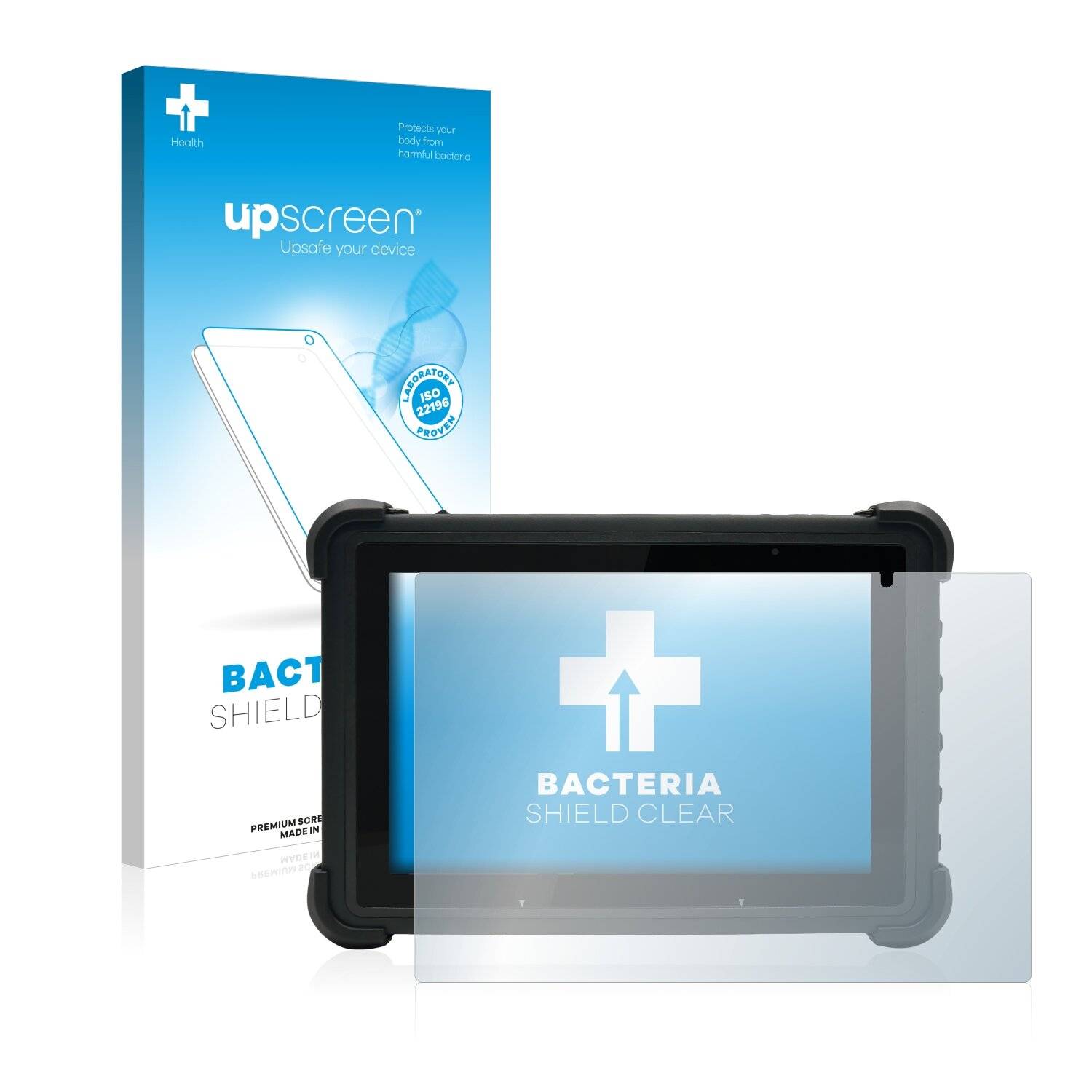 upscreen Bacteria Shield Clear Premium Antibakterielle Displayschutzfolie für Unitech
