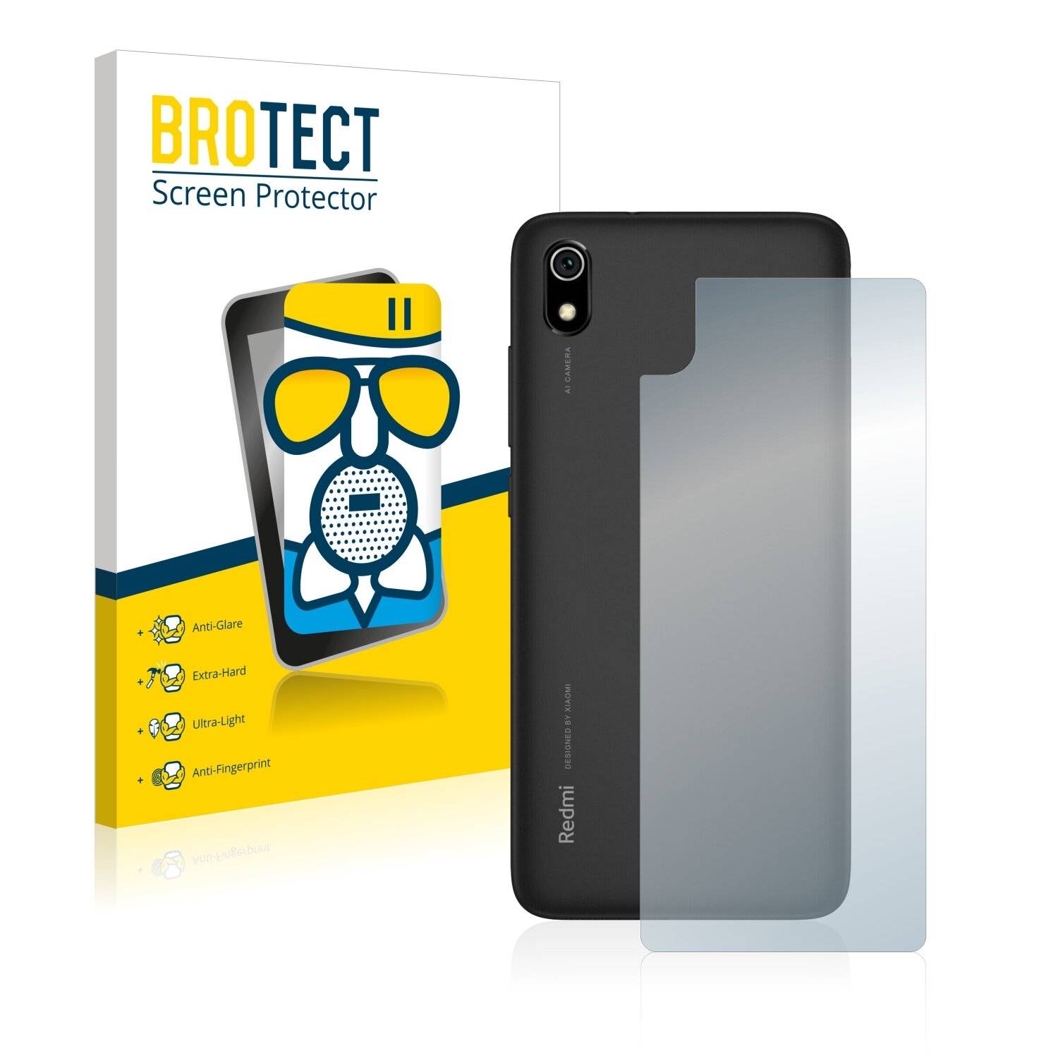BROTECT AirGlass Matte Schutzglas Folie für Xiaomi Redmi 7A