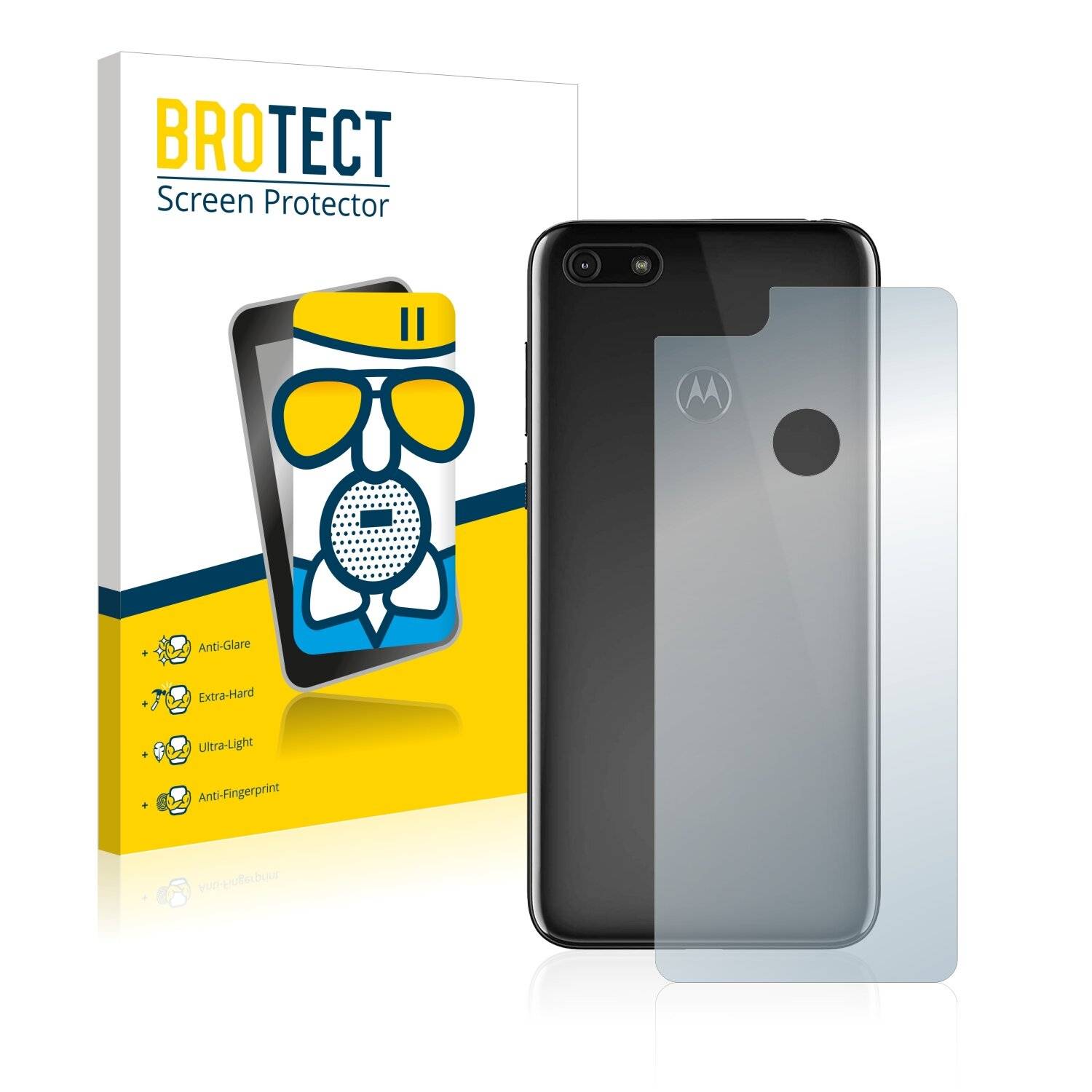 BROTECT AirGlass Matte Schutzglas Folie für Motorola Moto E6 Play