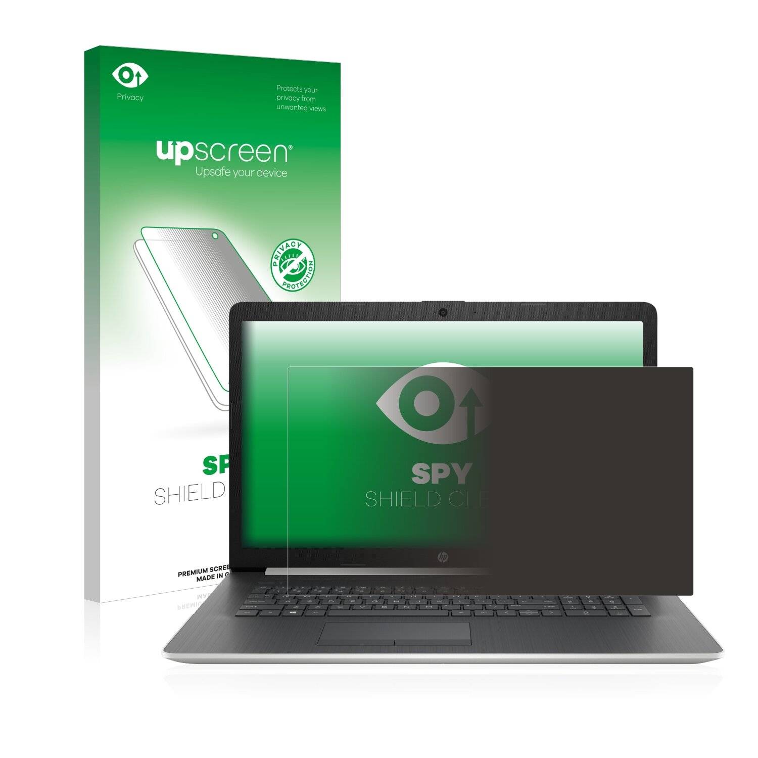 upscreen Spy Shield Clear Premium Blickschutzfolie für HP