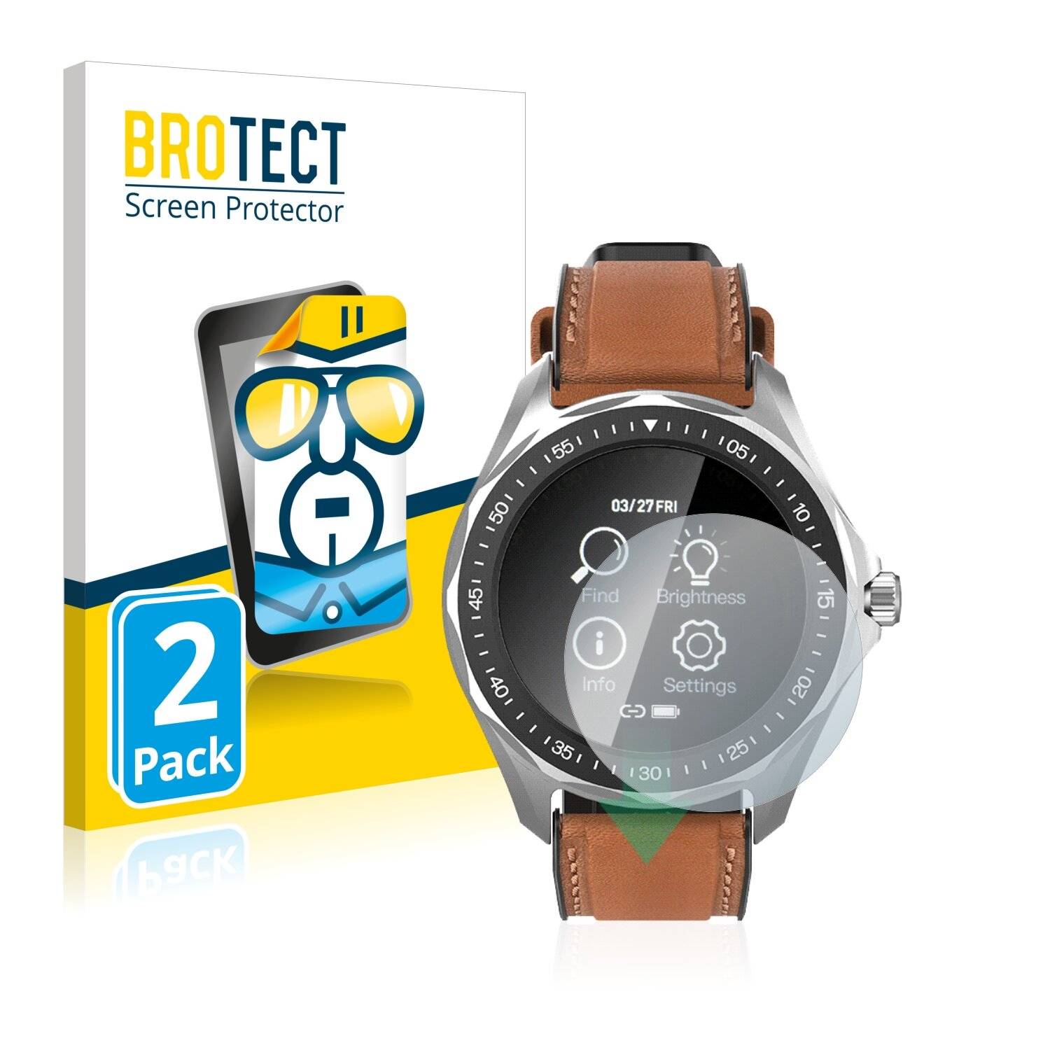 2x BROTECT HD-Clear Displayschutzfolie für BlitzWolf