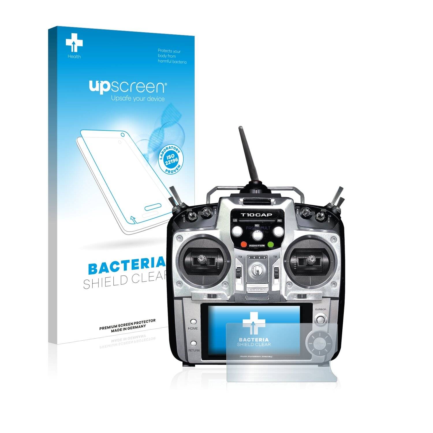 upscreen Bacteria Shield Clear Premium Antibakterielle Displayschutzfolie für Futaba