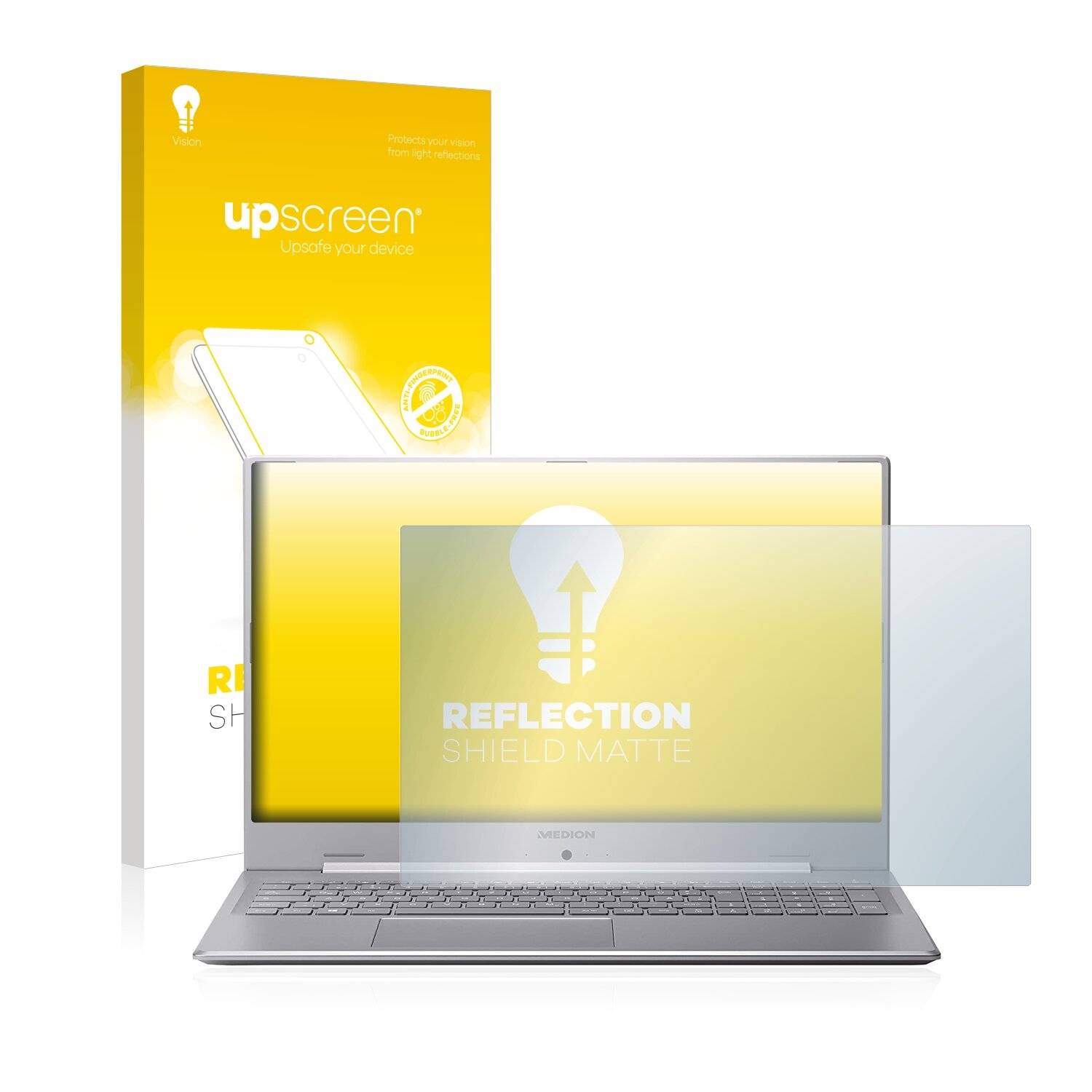 upscreen Reflection Shield Matte Premium Displayschutzfolie für Medion Akoya