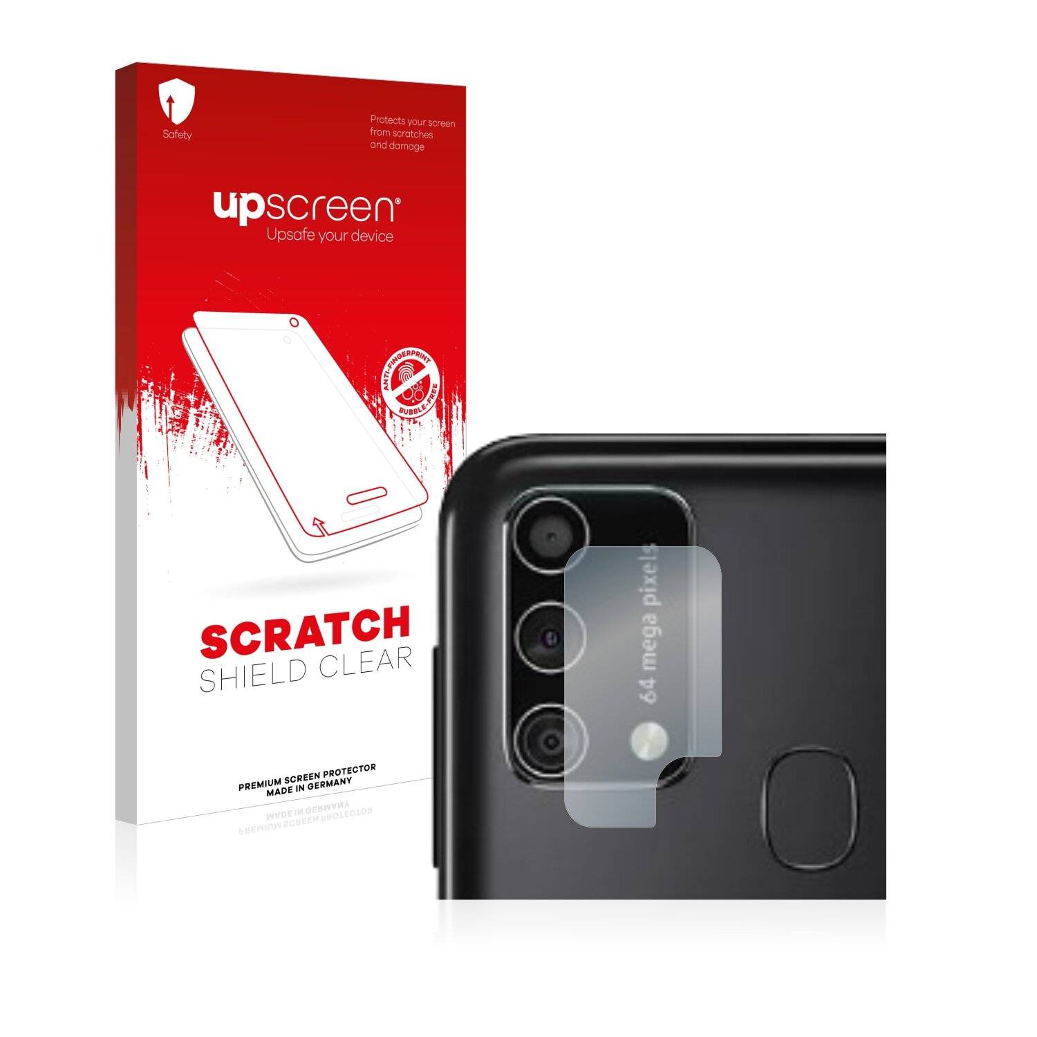 upscreen Scratch Shield Clear Premium Displayschutzfolie für Samsung Galaxy M21s (NUR