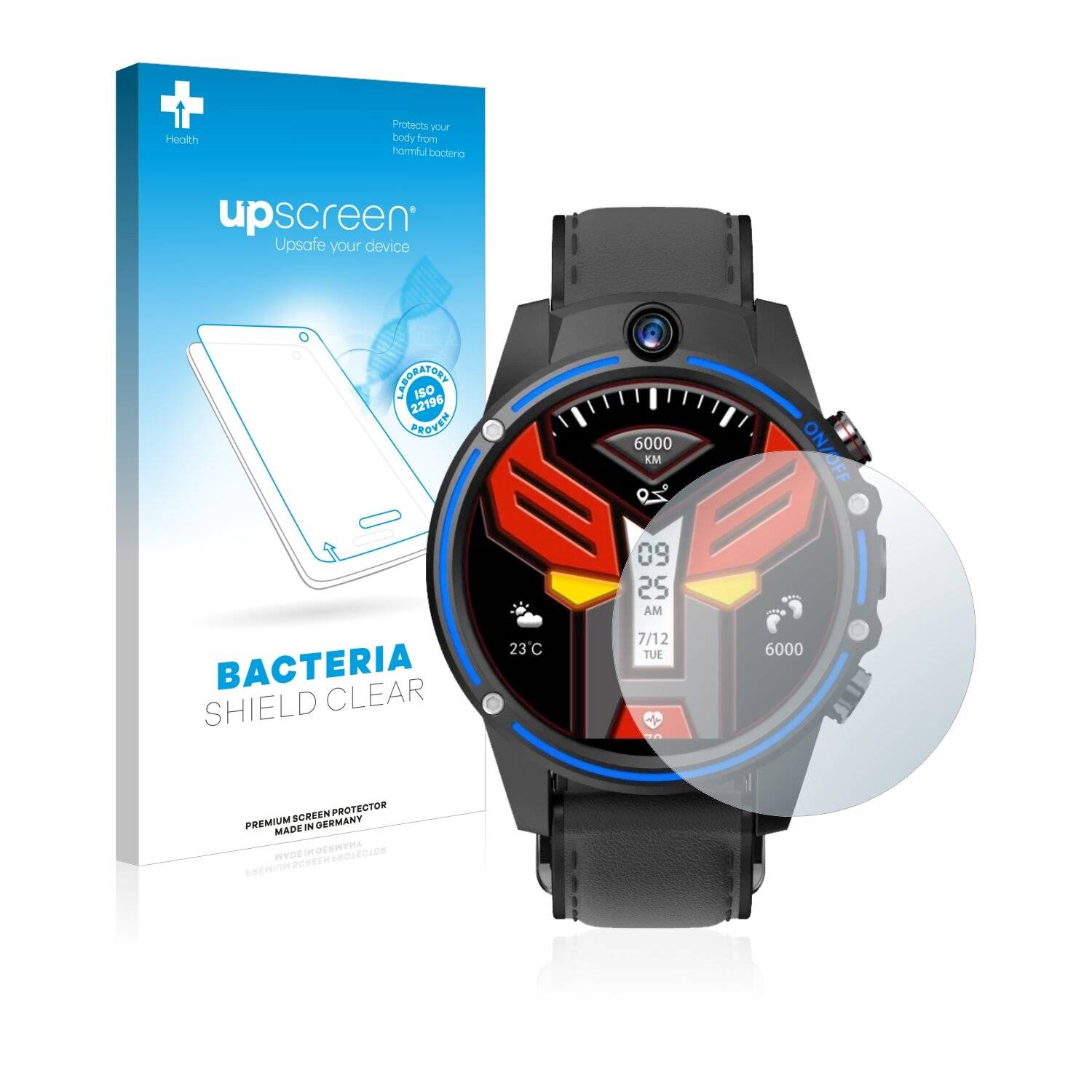 upscreen Bacteria Shield Clear Premium Antibakterielle Displayschutzfolie für Kospet