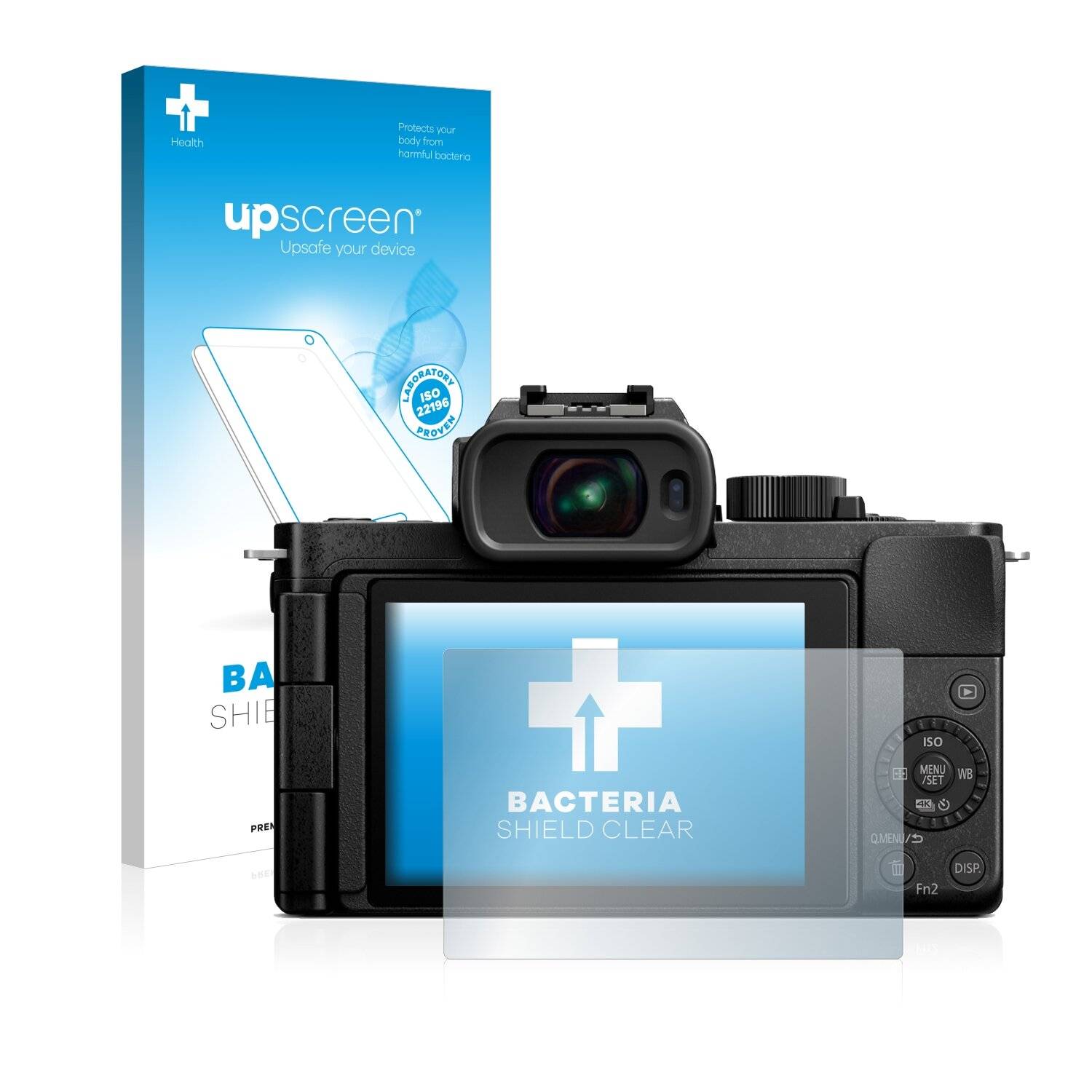 upscreen Bacteria Shield Clear Premium Antibakterielle Displayschutzfolie für Panasonic