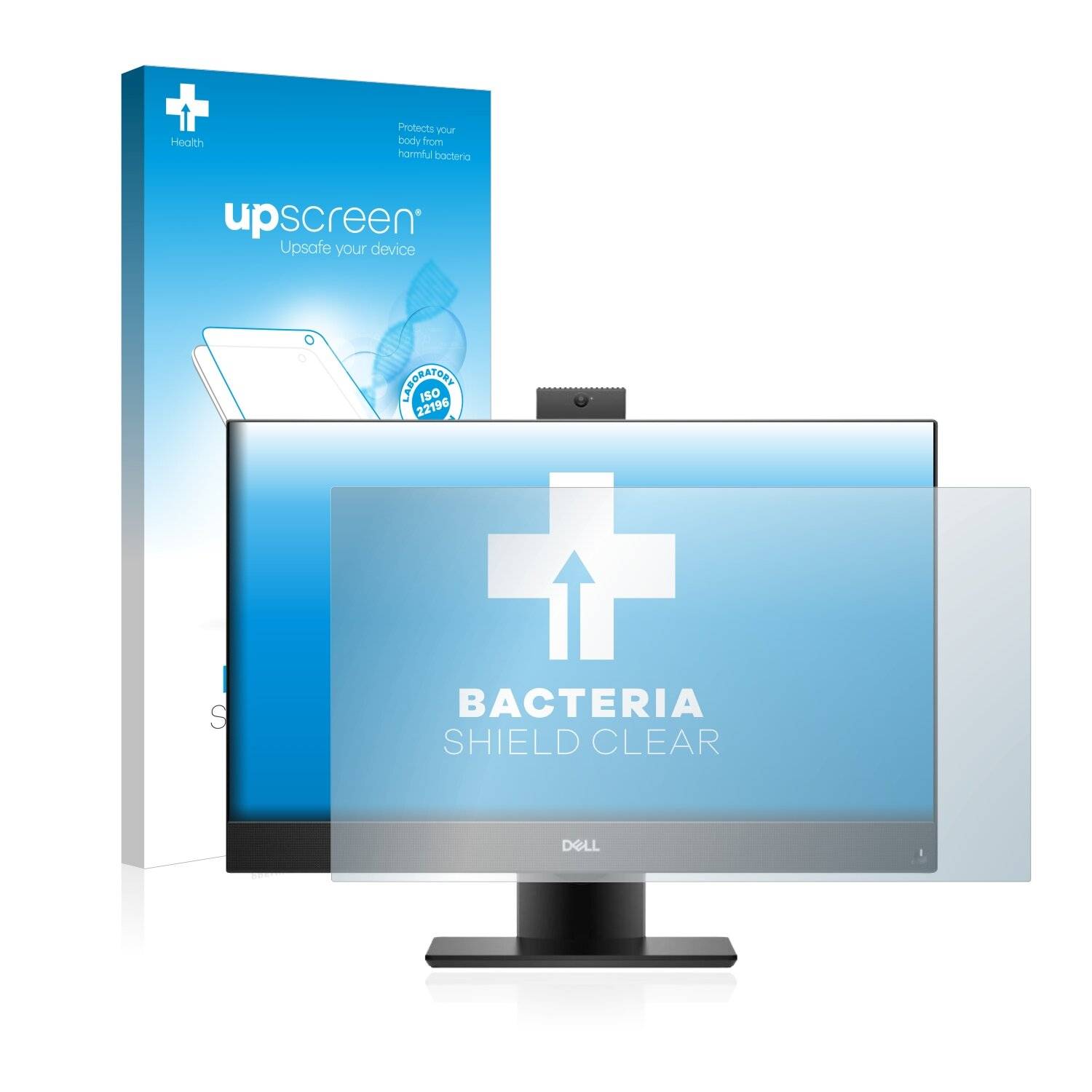 upscreen Bacteria Shield Clear Premium Antibakterielle Displayschutzfolie für Dell OptiPlex