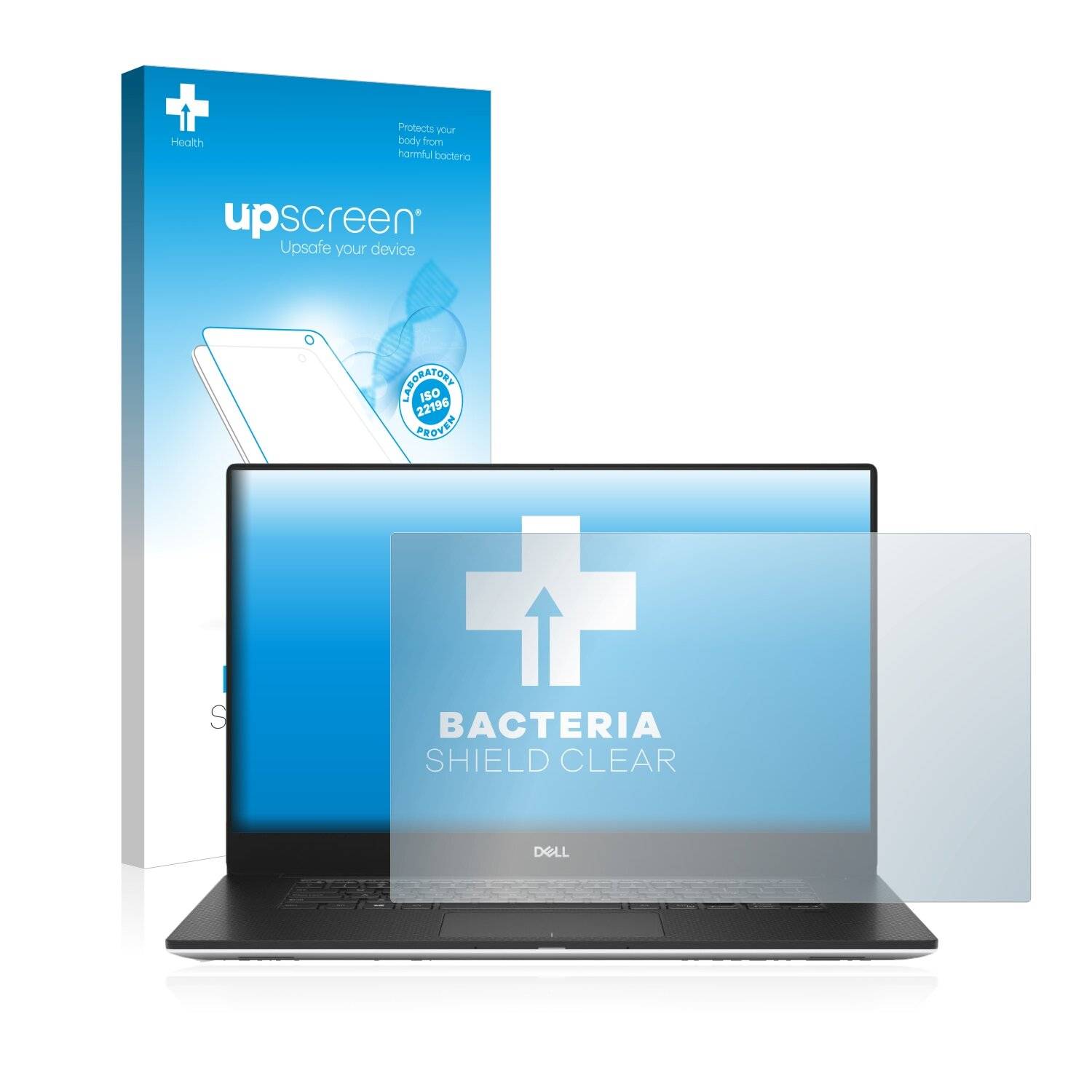 upscreen Bacteria Shield Clear Premium Antibakterielle Displayschutzfolie für Dell Precision