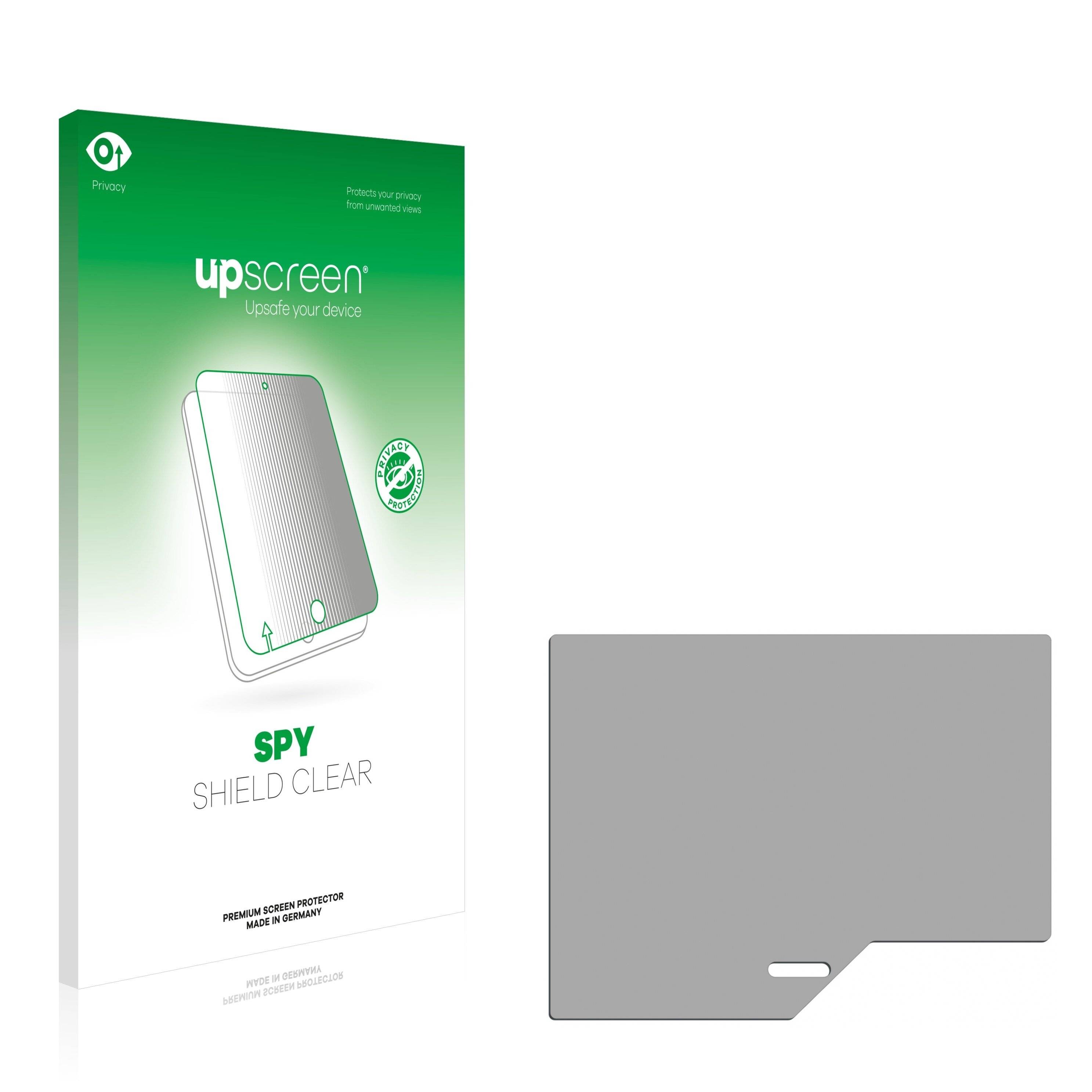 upscreen Spy Shield Clear Premium Blickschutzfolie für Safran Morpho Tablet