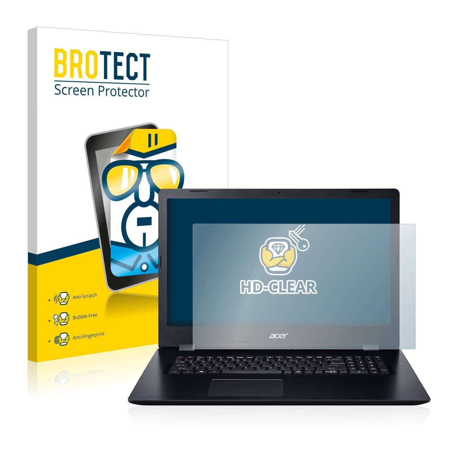 BROTECT HD-Clear Displayschutzfolie für Acer Aspire 3