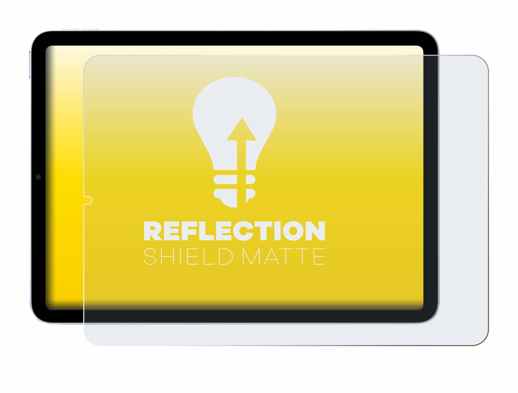 upscreen Reflection Shield Matte Premium Displayschutzfolie für Apple iPad Air 5 WiFi 2022