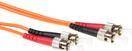 ACT 5 meter LSZH Multimode 62.5/125 OM1 fiber patch cable duplex with ST connectors