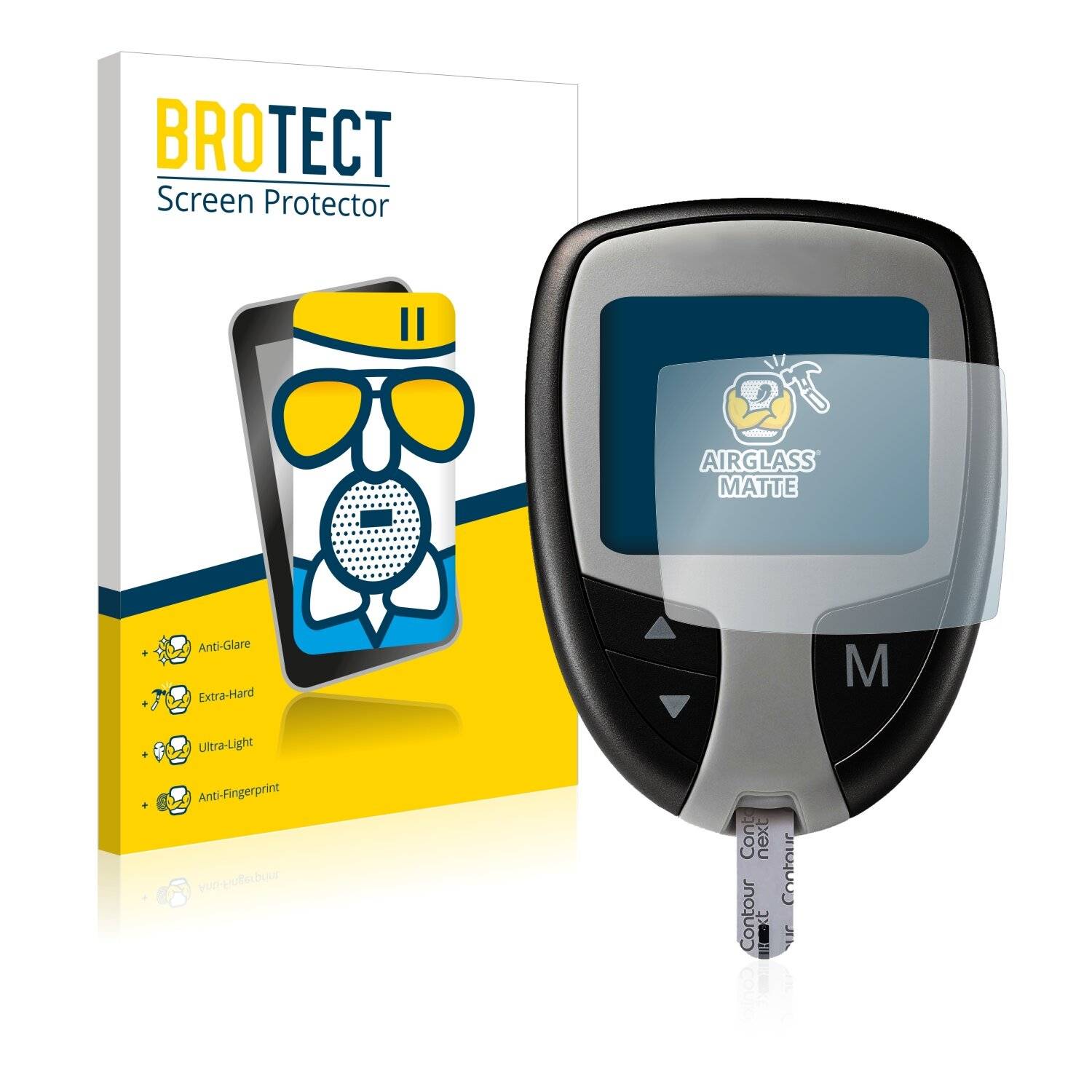 BROTECT AirGlass Matte Schutzglas Folie für Contour
