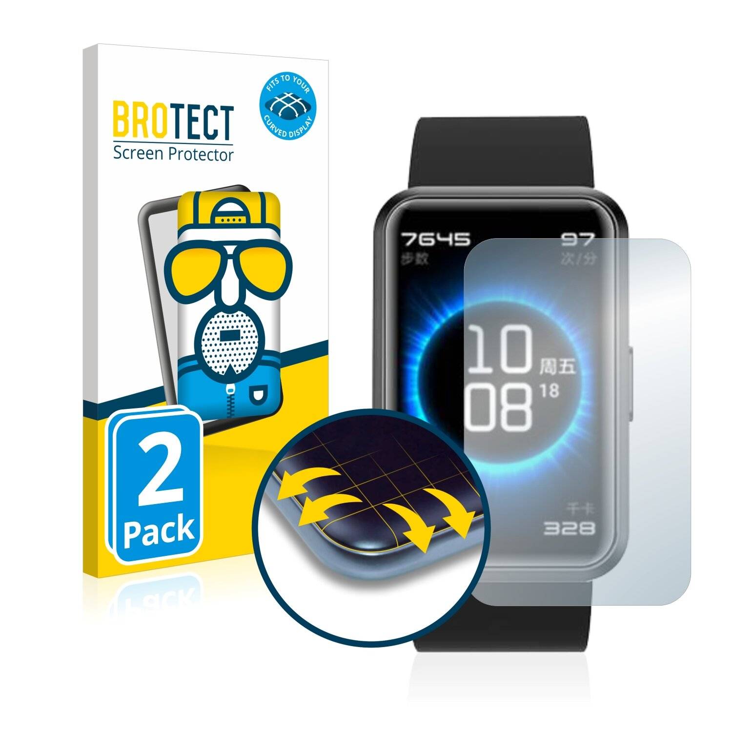 2x BROTECT Flex Matte Full-Cover Displayschutzfolie für Blackview