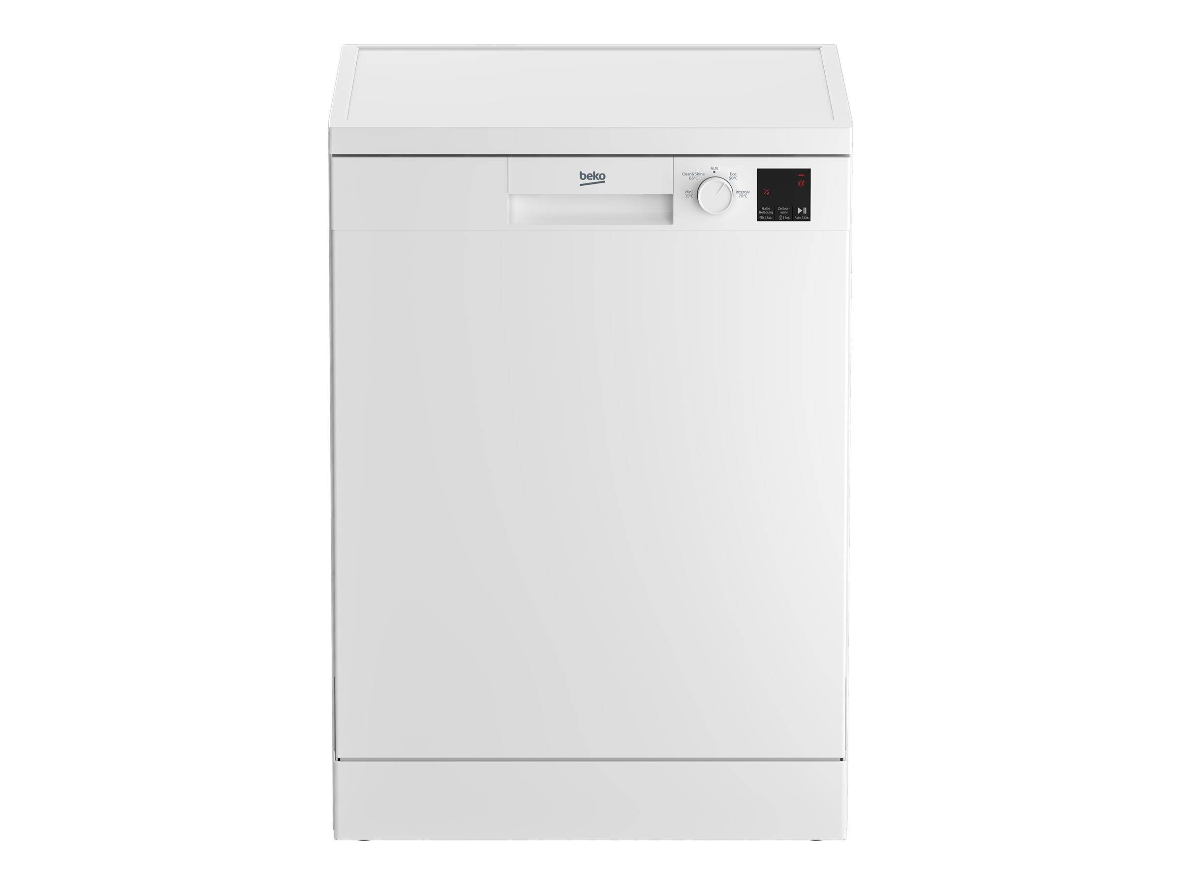 BEKO DFN04321W - Geschirrspüler - Breite: 59.8 cm - Tiefe: 60 cm - Höhe: 85 cm -
