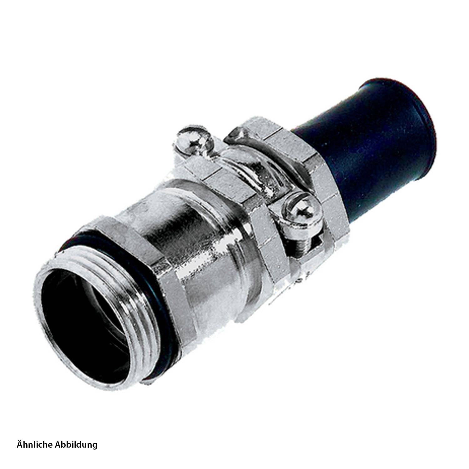 LAPP Verschraubung mit Biegeschutz M50x1,5 ZBKM-50/3 Messing (CuZn) vernickelt Gewindelänge 9,0mm - 1 Stück