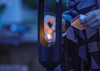 Gardena ClickUp! Gartenfackel Edelstahl Öl (11360-20)