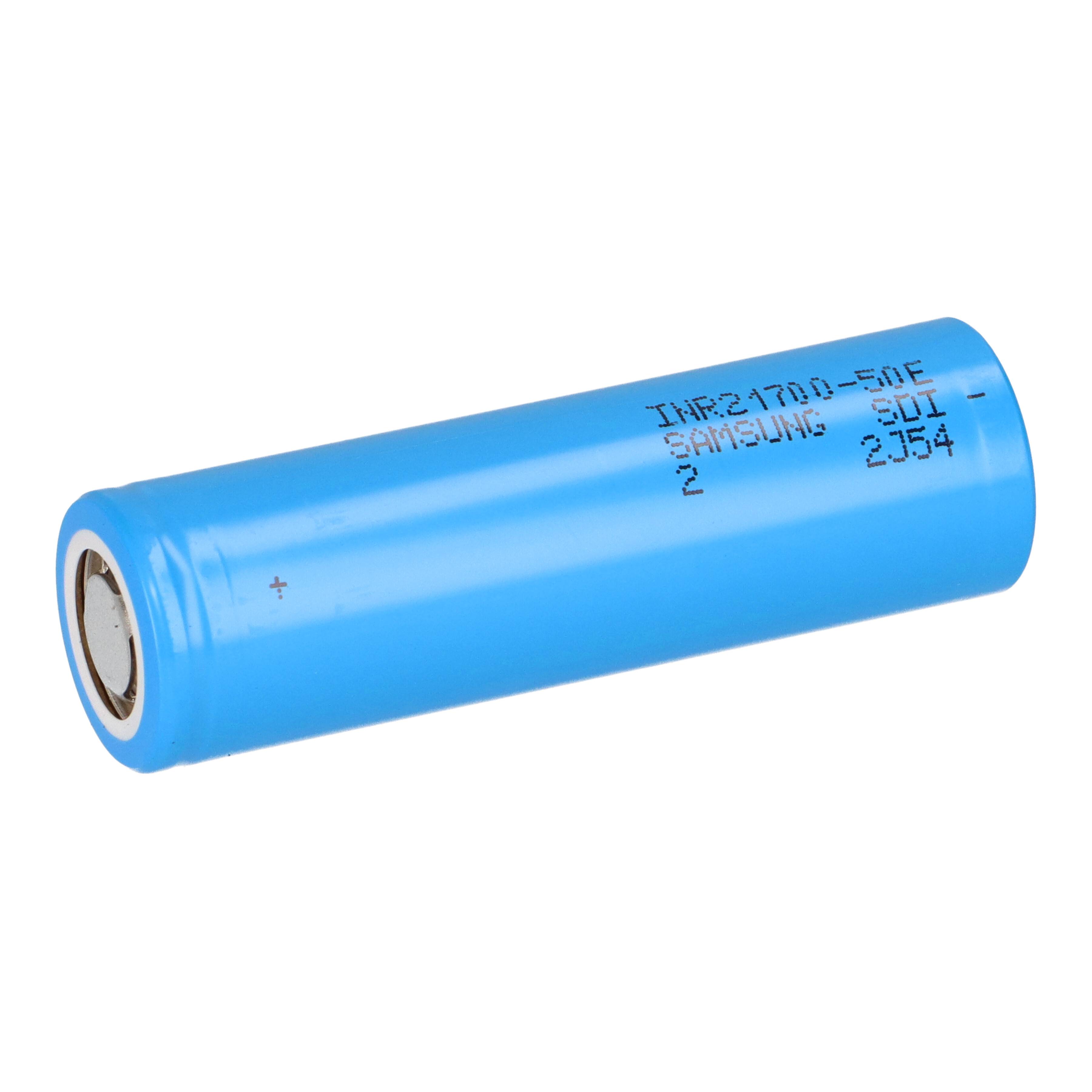 20x Samsung INR21700-50E 21700 Akku 3,6V 4900mAh 9,8A – Flat Top