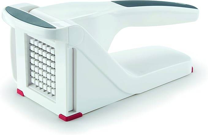 Zyliss Pommesschneider, Weiß, Pommes-Frites-Schneider, Gemüseschneider, mit Softtouch-Griff, 5 Jahre Garantie