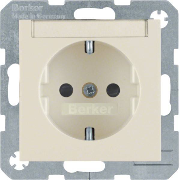 Berker SCHUKO-Steckdose ws/gl 41498982