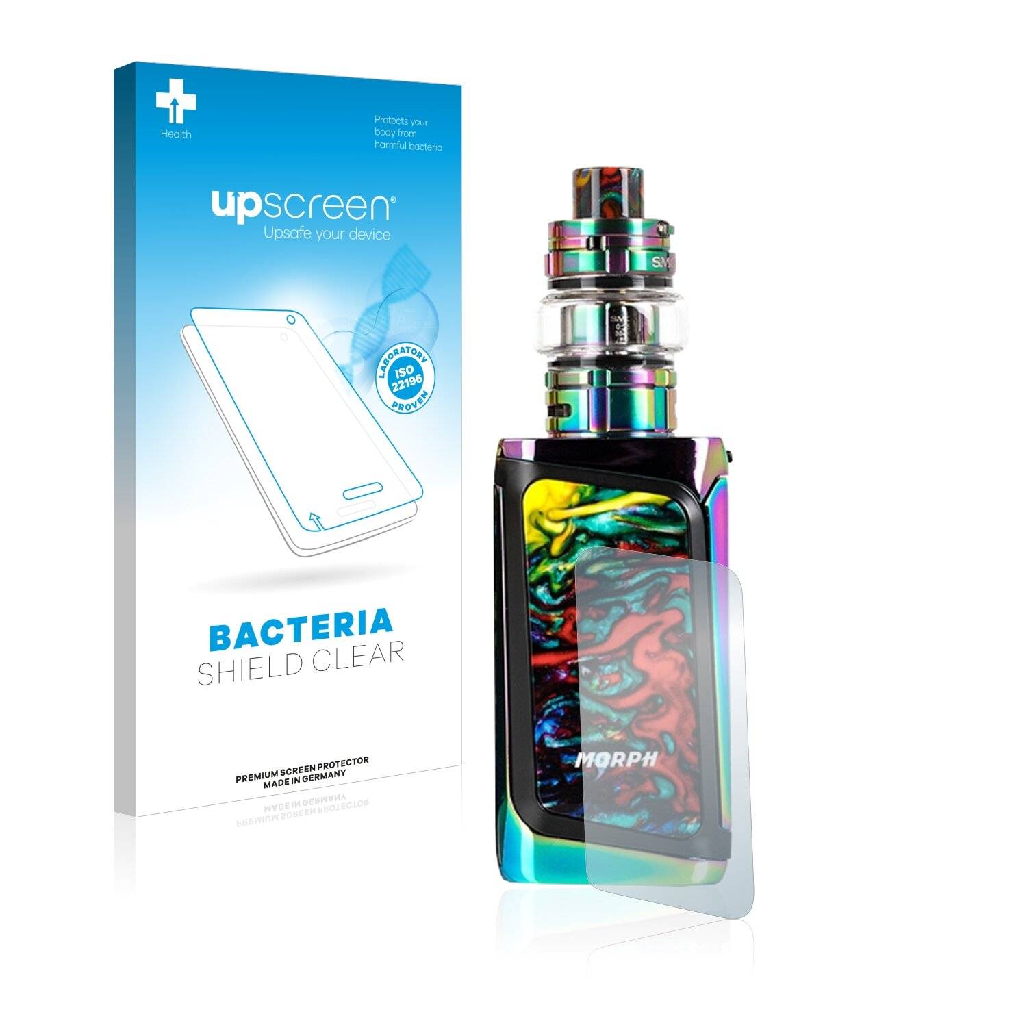 upscreen Bacteria Shield Clear Premium Antibakterielle Displayschutzfolie für Smok Morph 219