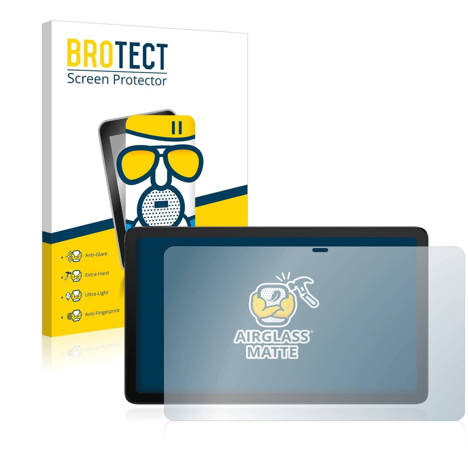 BROTECT AirGlass Matte Schutzglas Folie für TCL Tab Pro