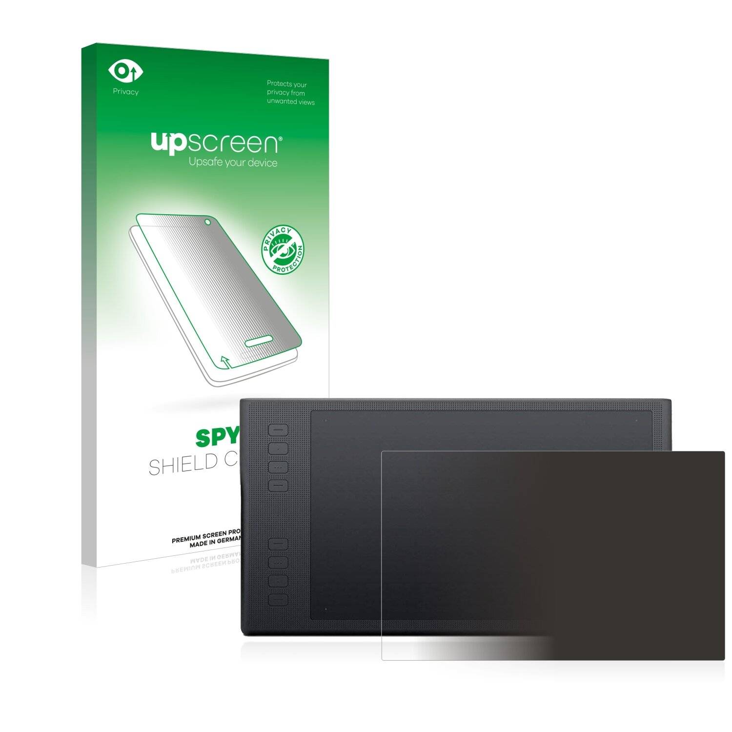 upscreen Spy Shield Clear Premium Blickschutzfolie für Huion Inspiroy Q11K