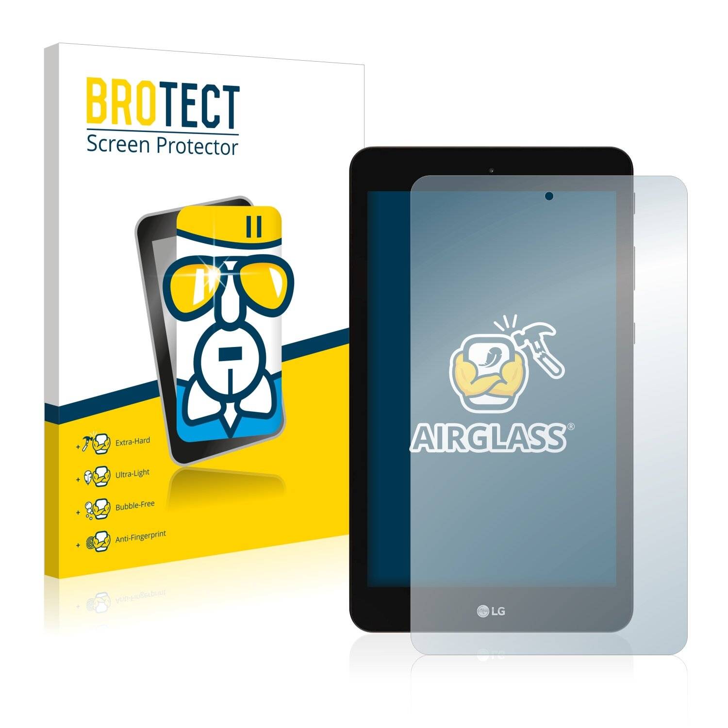 BROTECT AirGlass Schutzglas Folie für LG G Pad