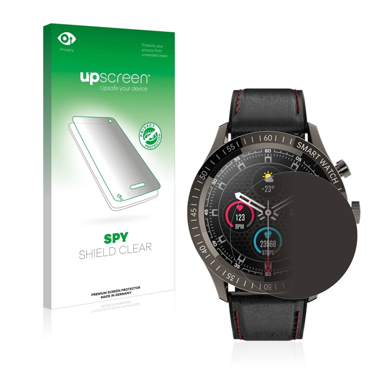 upscreen Spy Shield Clear Premium Blickschutzfolie für Colmi Sky 5