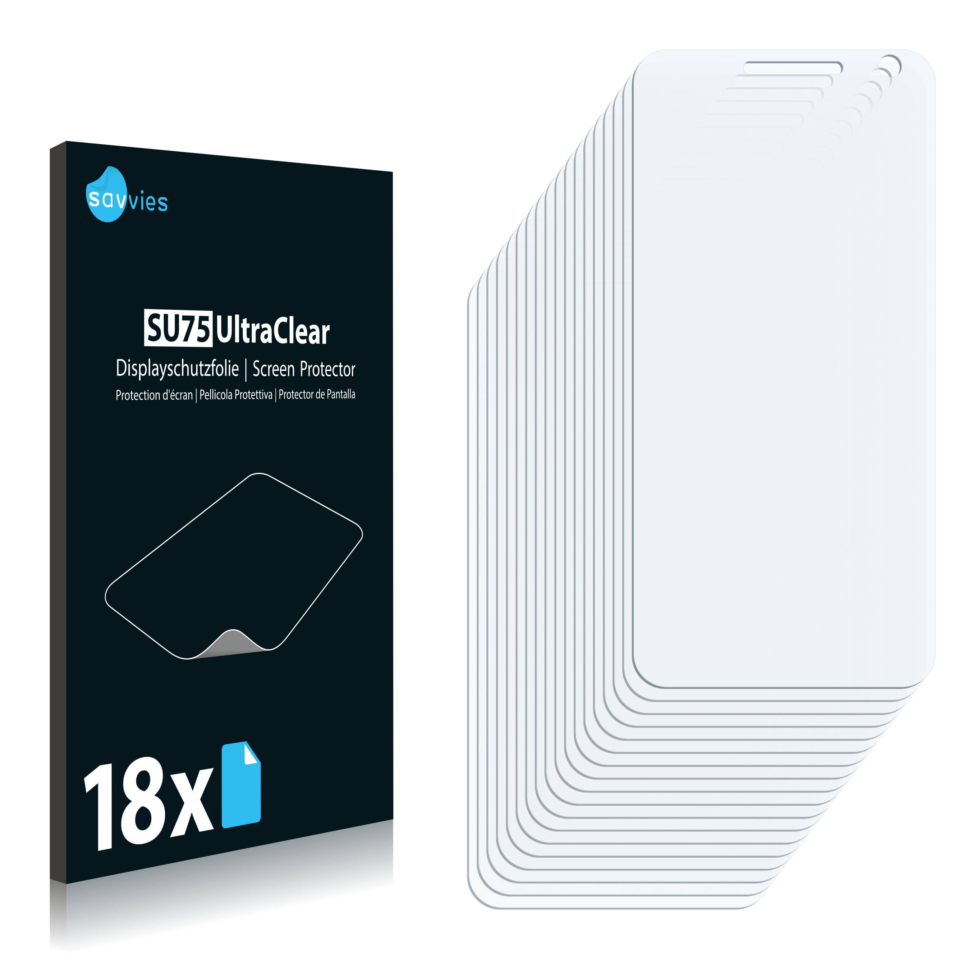 18x Savvies SU75 Displayschutzfolie für Doogee Homtom HT3