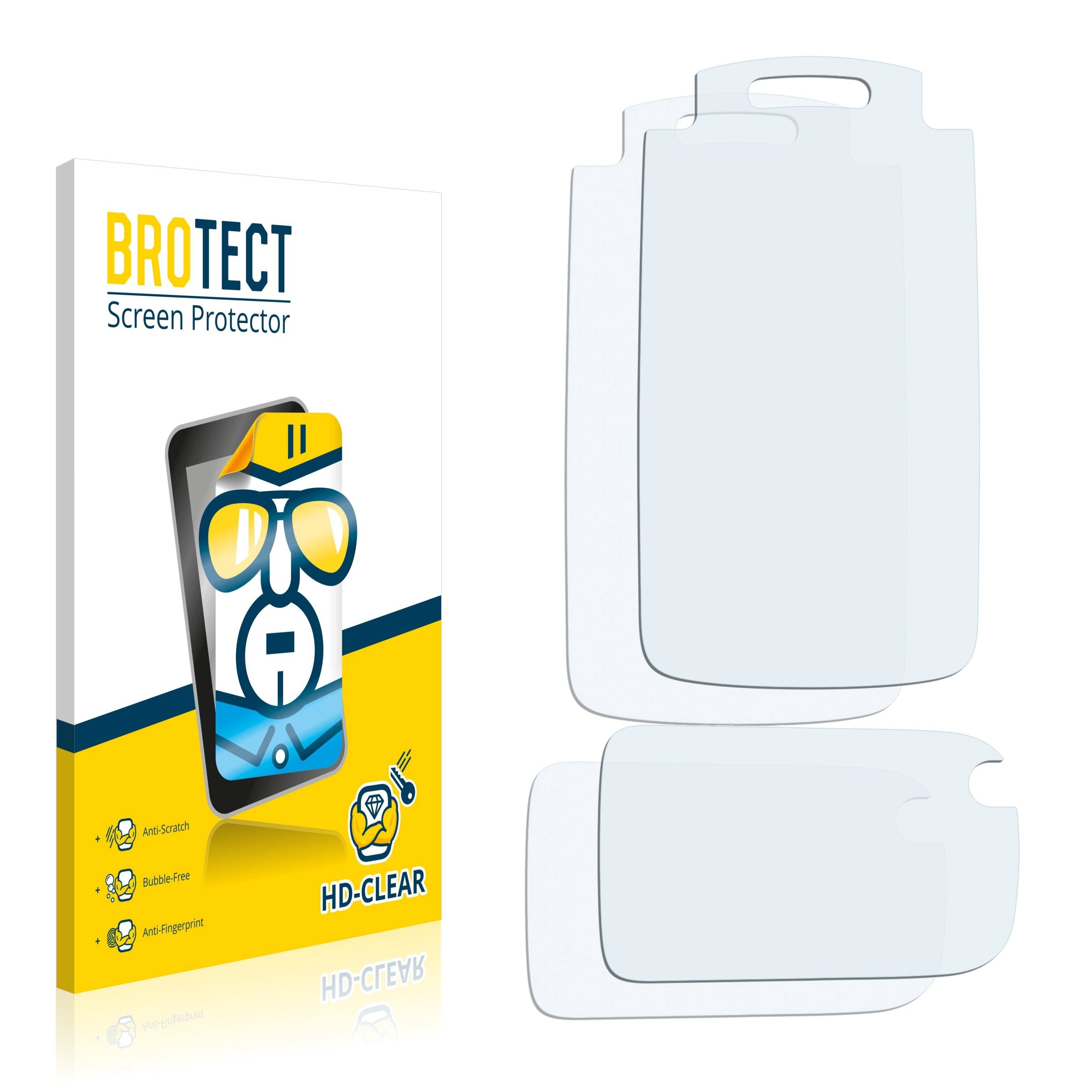 2x BROTECT HD-Clear Displayschutzfolie für Samsung SGH-A997 Rugby