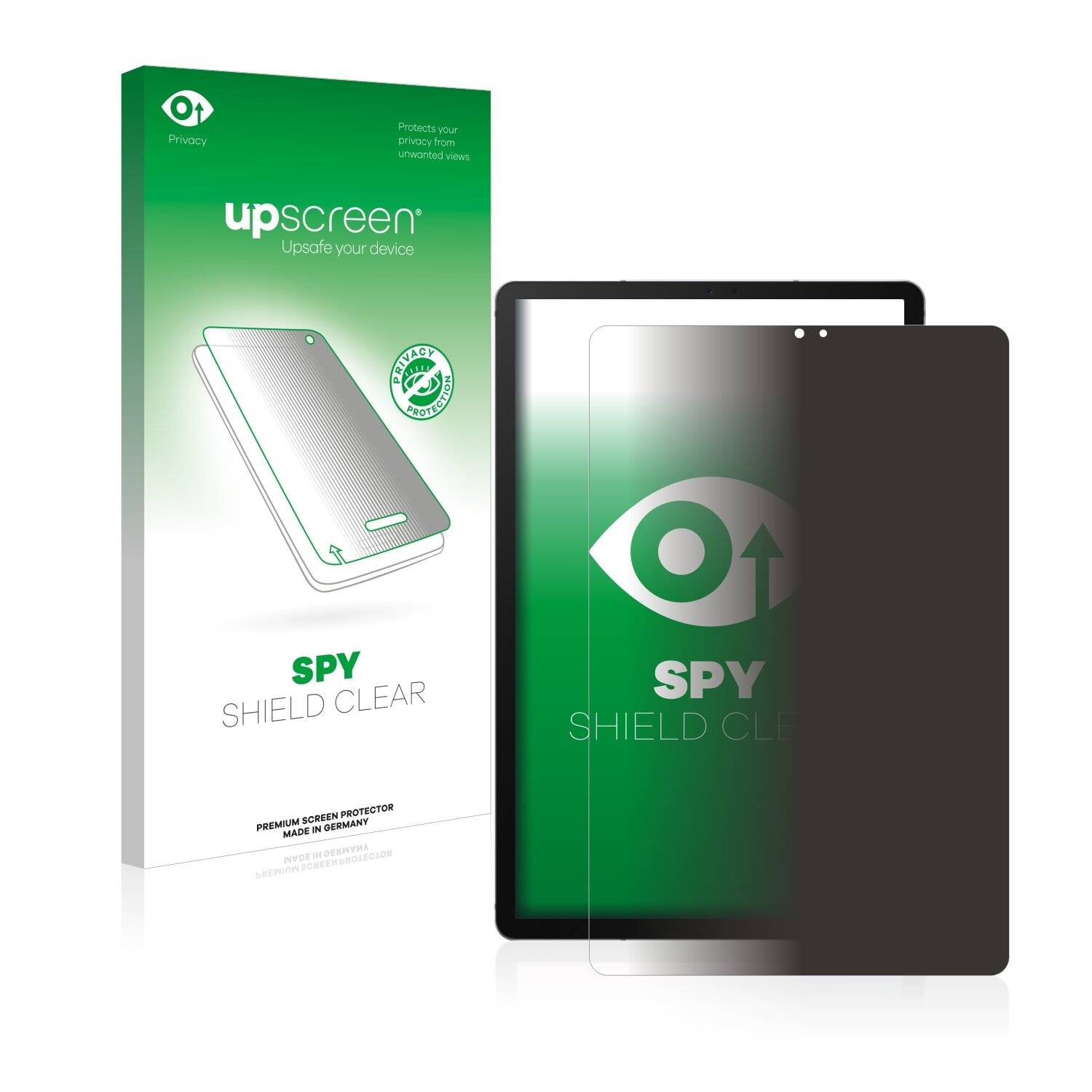 upscreen Spy Shield Clear Premium Blickschutzfolie für Samsung Galaxy Tab S6 LTE