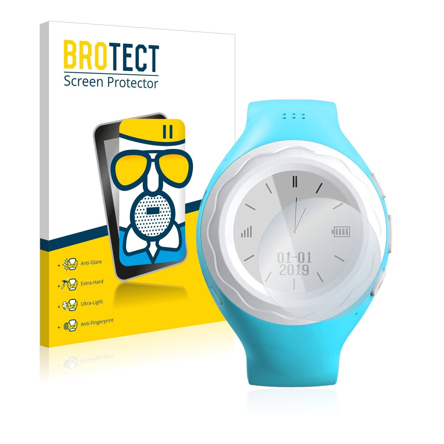 BROTECT AirGlass Matte Schutzglas Folie für Pingonaut Panda