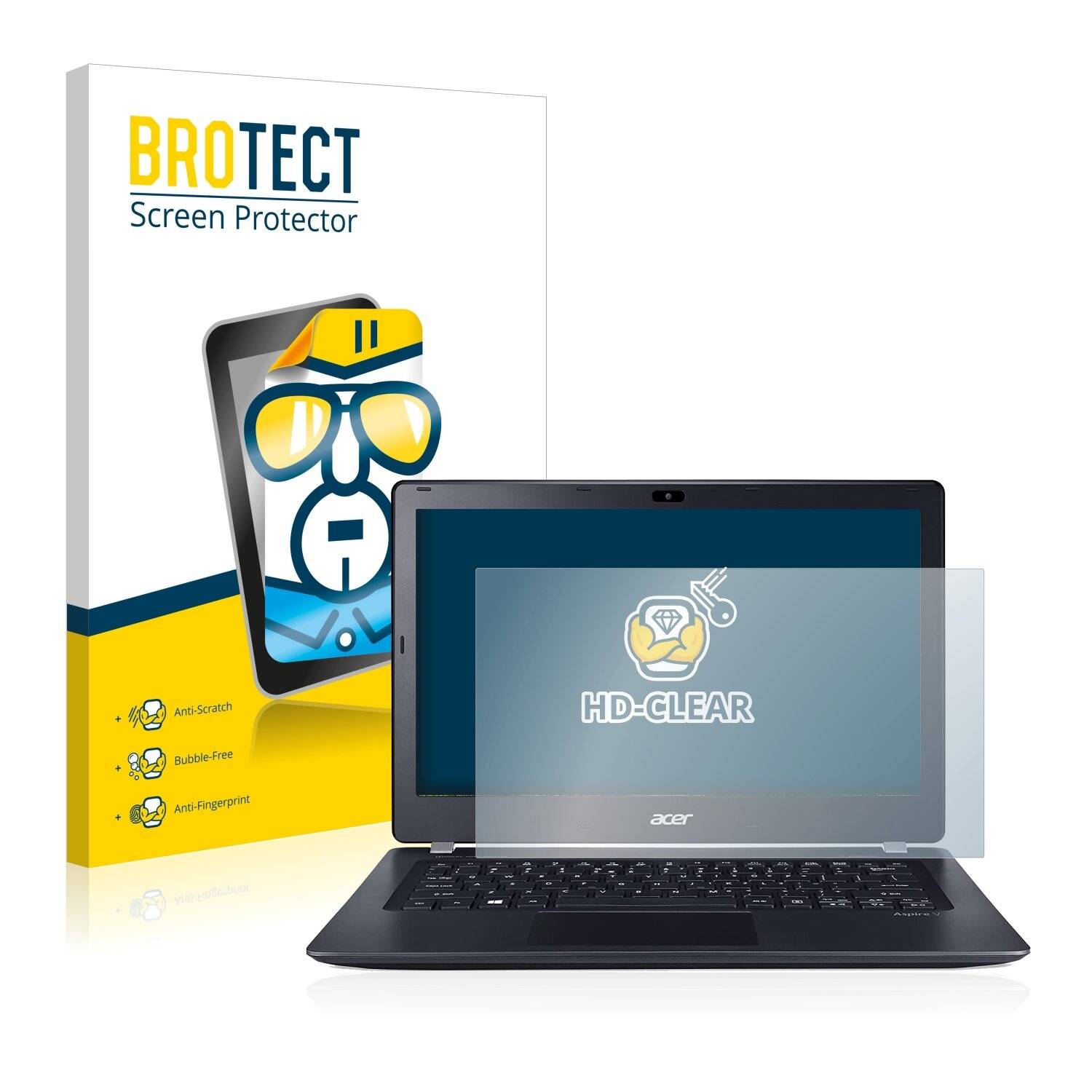 2x BROTECT HD-Clear Displayschutzfolie für Acer Aspire