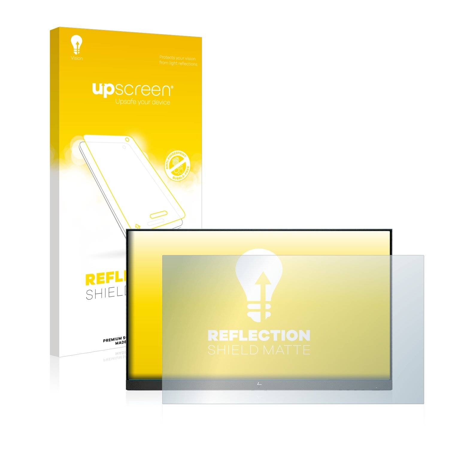 upscreen Reflection Shield Matte Premium Displayschutzfolie für HP E24i G4