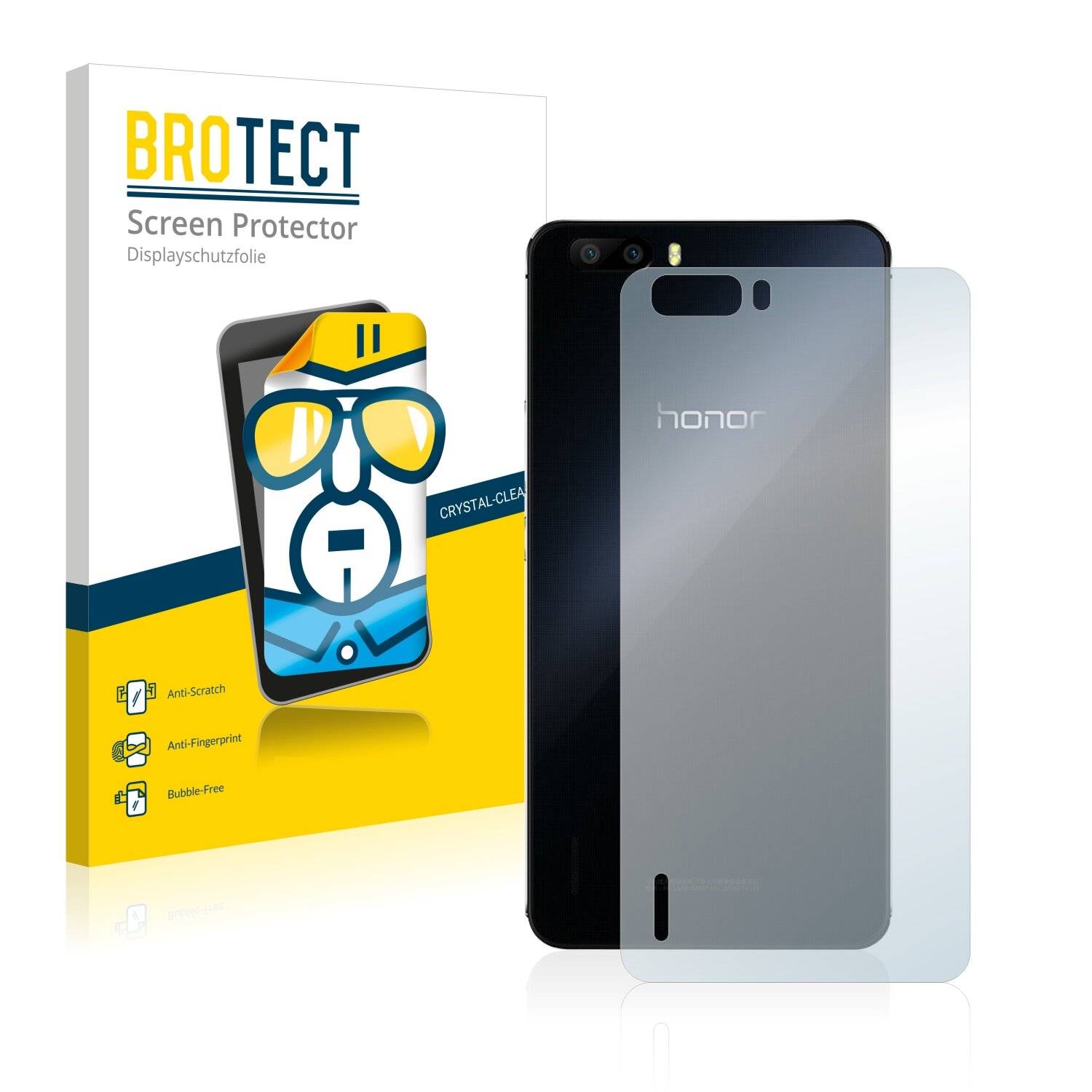 2x BROTECT HD-Clear Displayschutzfolie für Honor 6 Plus