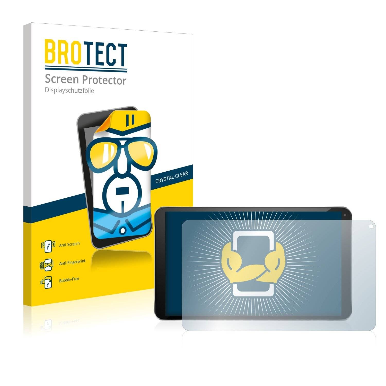 2x BROTECT HD-Clear Displayschutzfolie für Logicom L-ement Tab