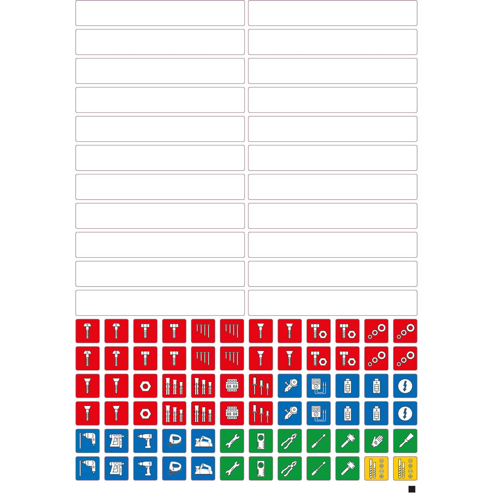 BS Systems Beschriftungsaufkleber (10 Bögen) - 6100000403