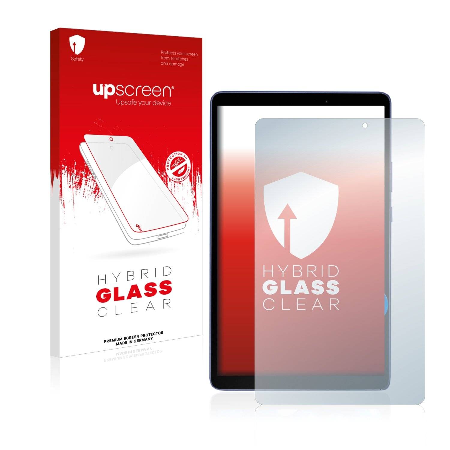 upscreen Hybrid Glass Clear Premium Schutzglas Folie für Honor Tablet