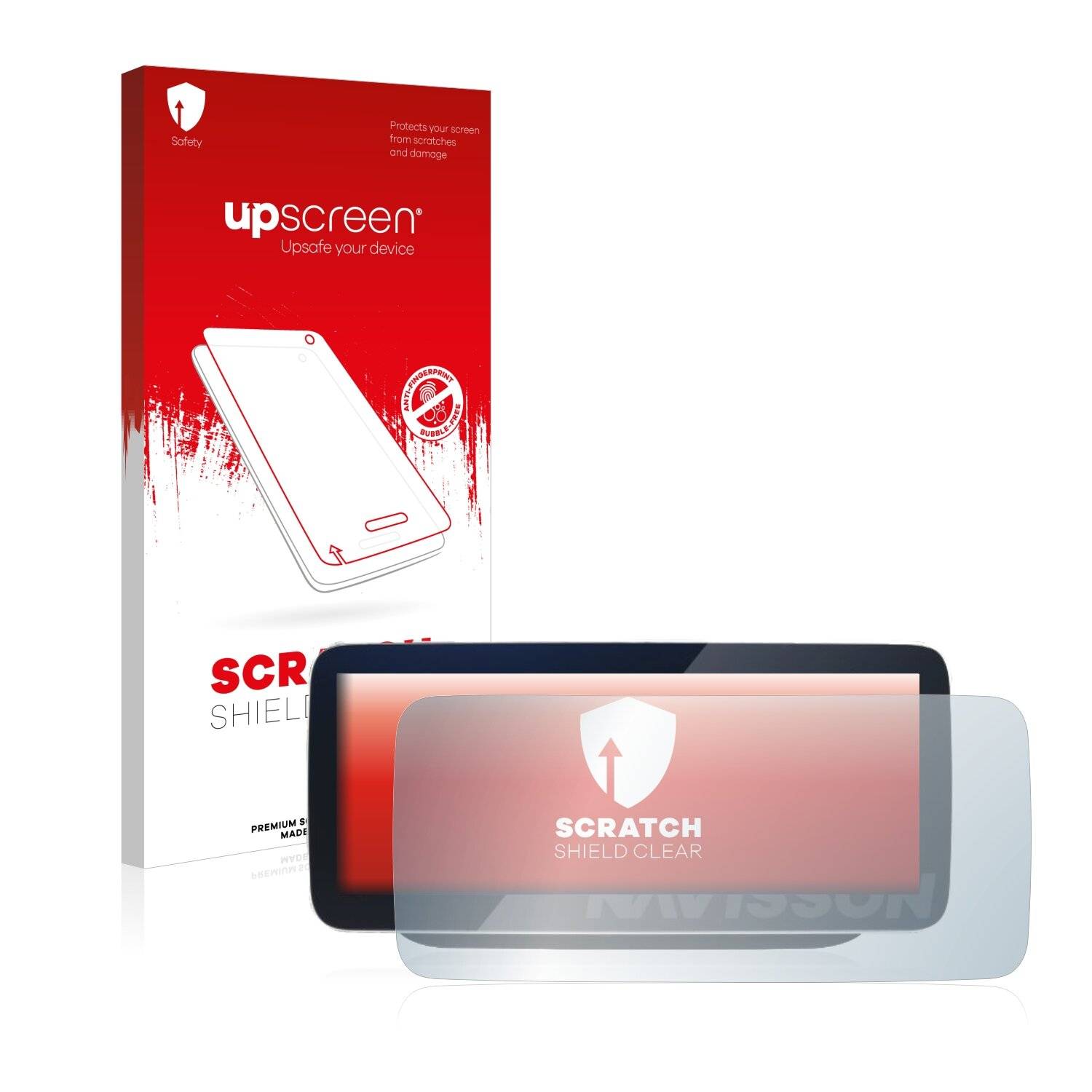 upscreen Scratch Shield Clear Premium Displayschutzfolie für Navisson Multimedia System