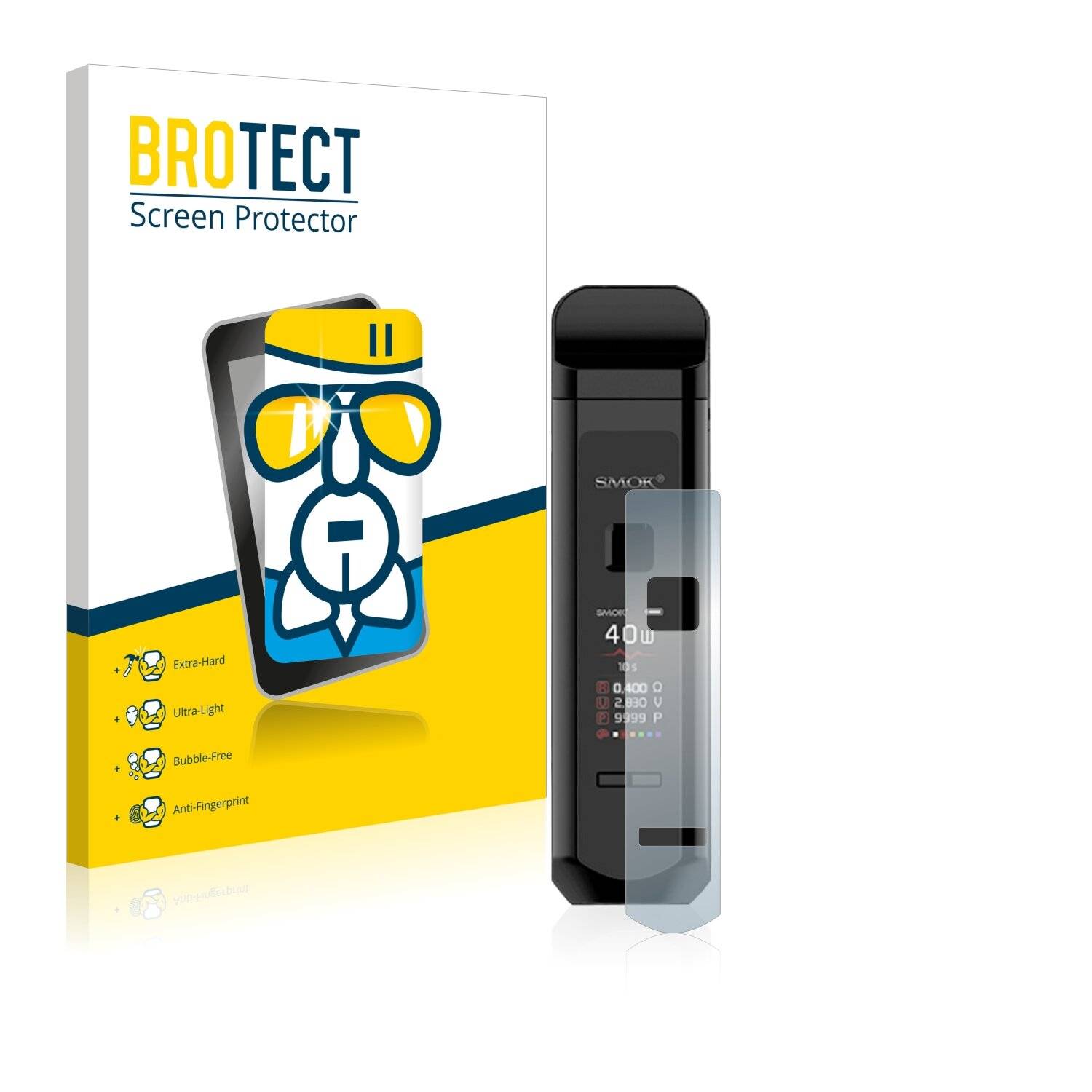 BROTECT AirGlass Schutzglas Folie für Smok RPM
