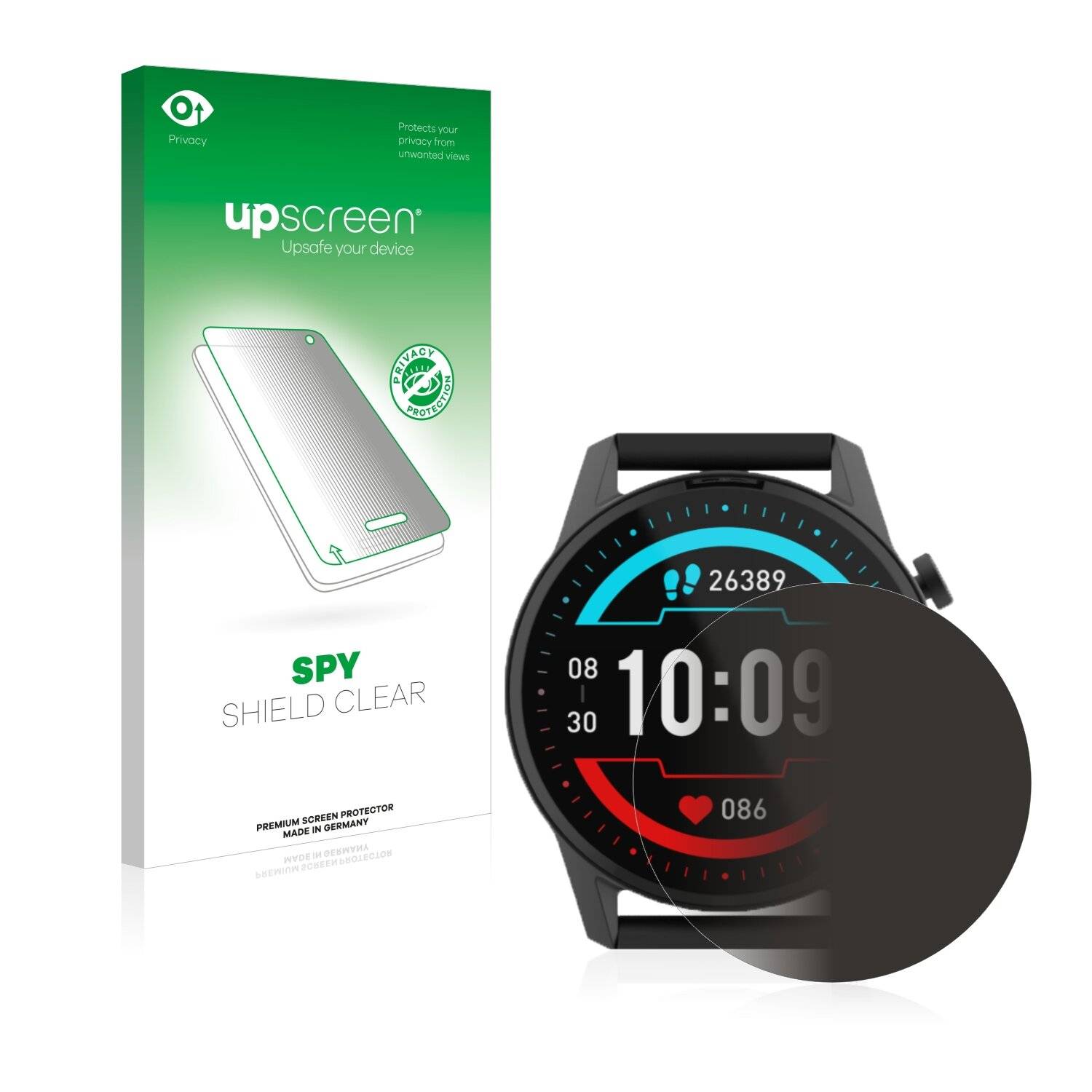 upscreen Spy Shield Clear Premium Blickschutzfolie für Xoro SMW