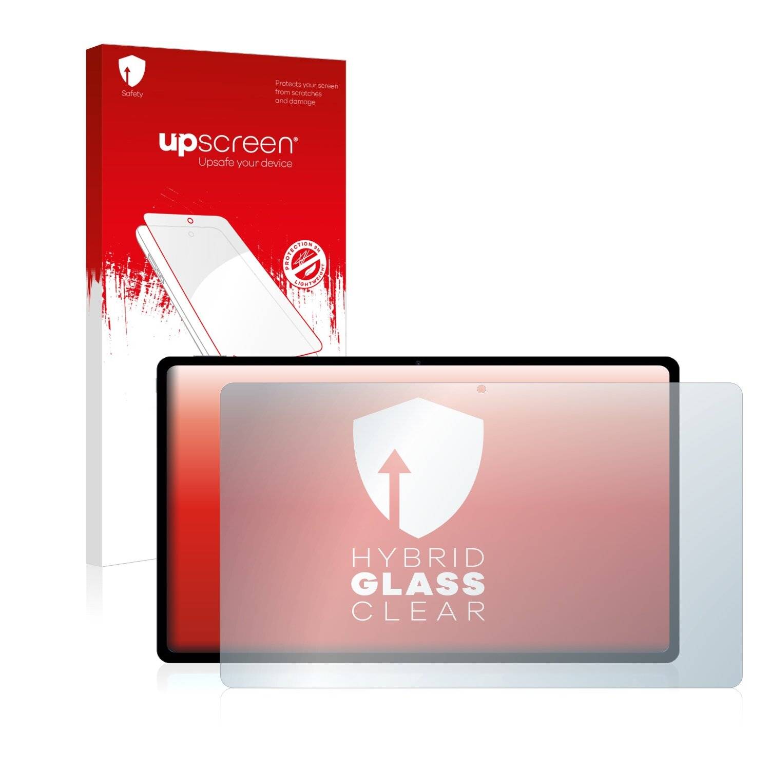 upscreen Hybrid Glass Clear Premium Schutzglas Folie für Teclast T40