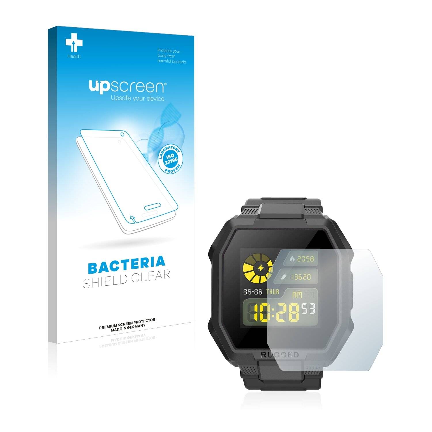 upscreen Bacteria Shield Clear Premium Antibakterielle Displayschutzfolie für Blackview