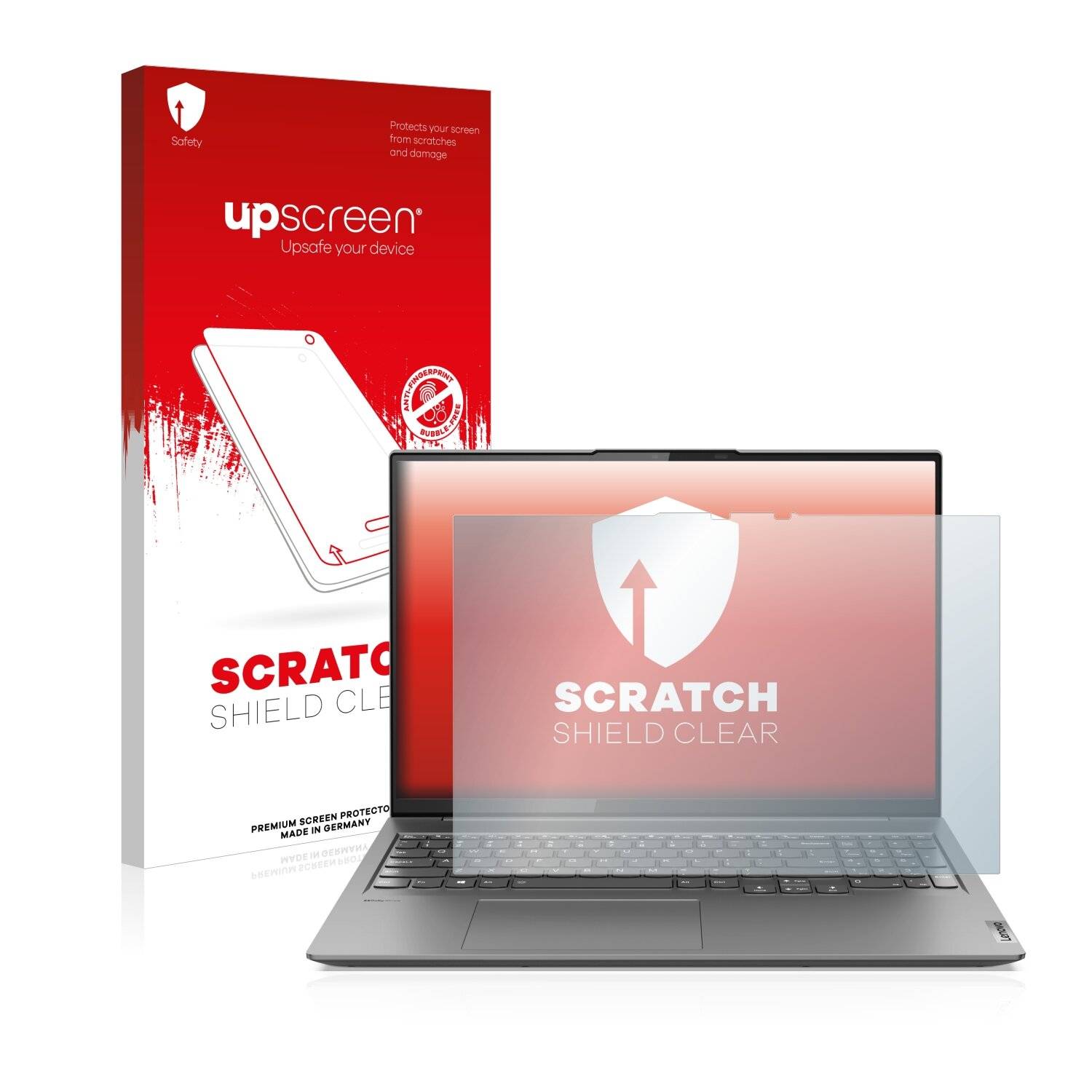 upscreen Scratch Shield Clear Premium Displayschutzfolie für Lenovo Yoga Slim 7 Pro
